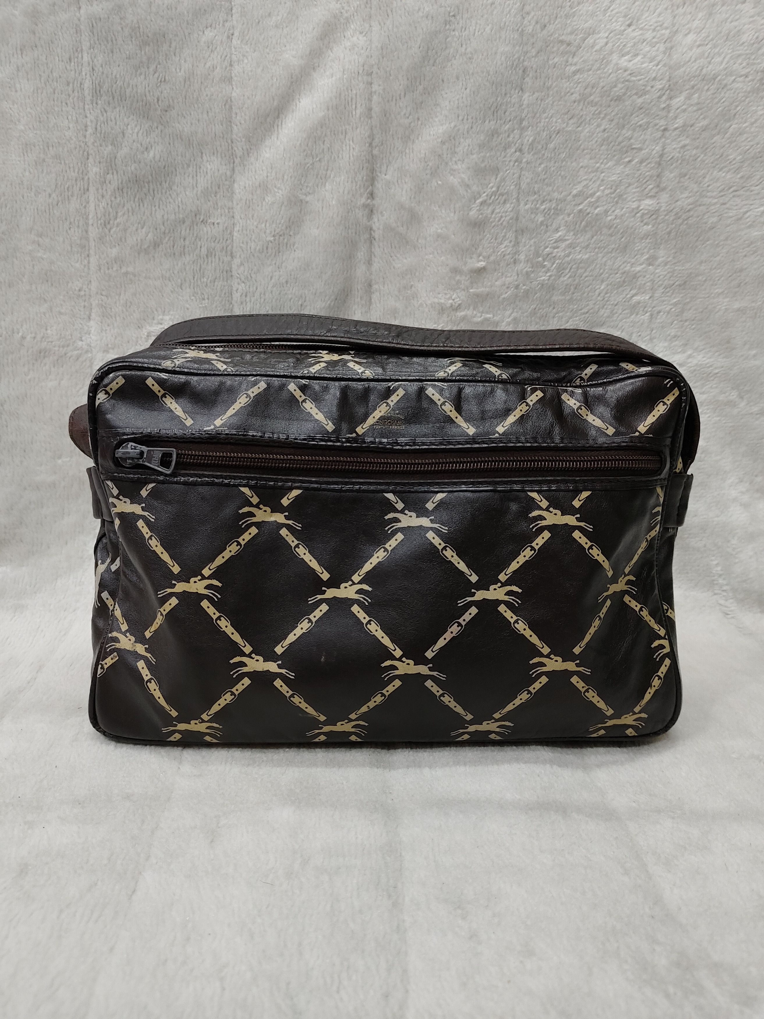 Longchamp 80s Longchamp🇫🇷 Archive Horsebit Monogram Shoulder Bag Size ONE SIZE - 1 Thumbnail
