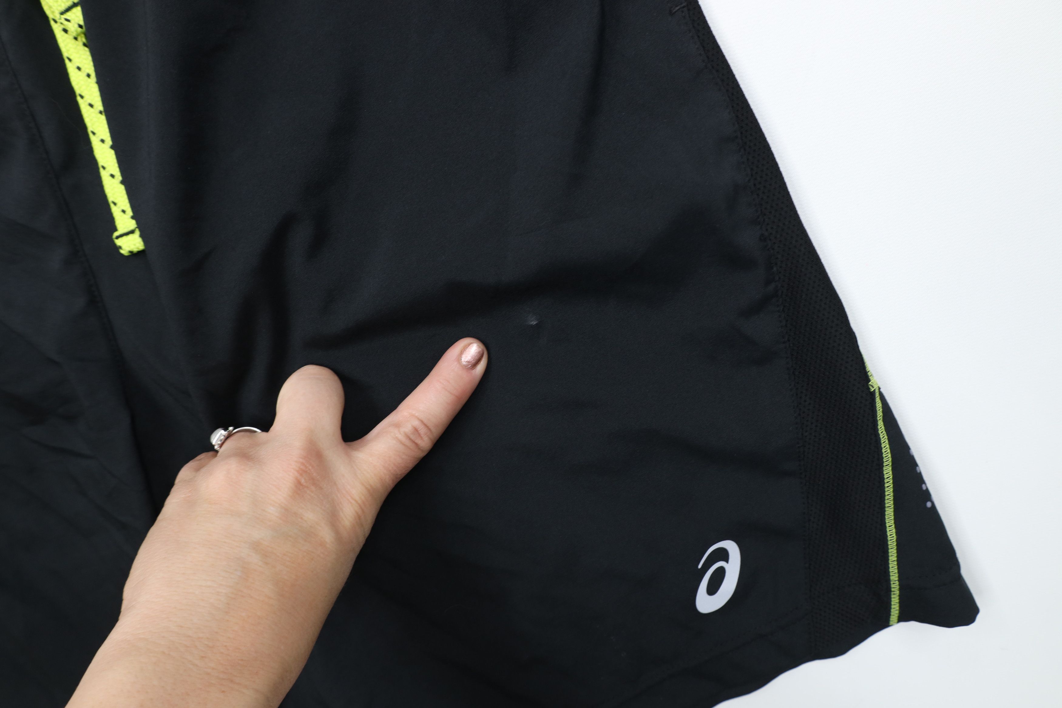 Asics Vintage Y2K Asics Lined Running Jogging Shorts Black Size US 34 / EU 50 - 6 Thumbnail