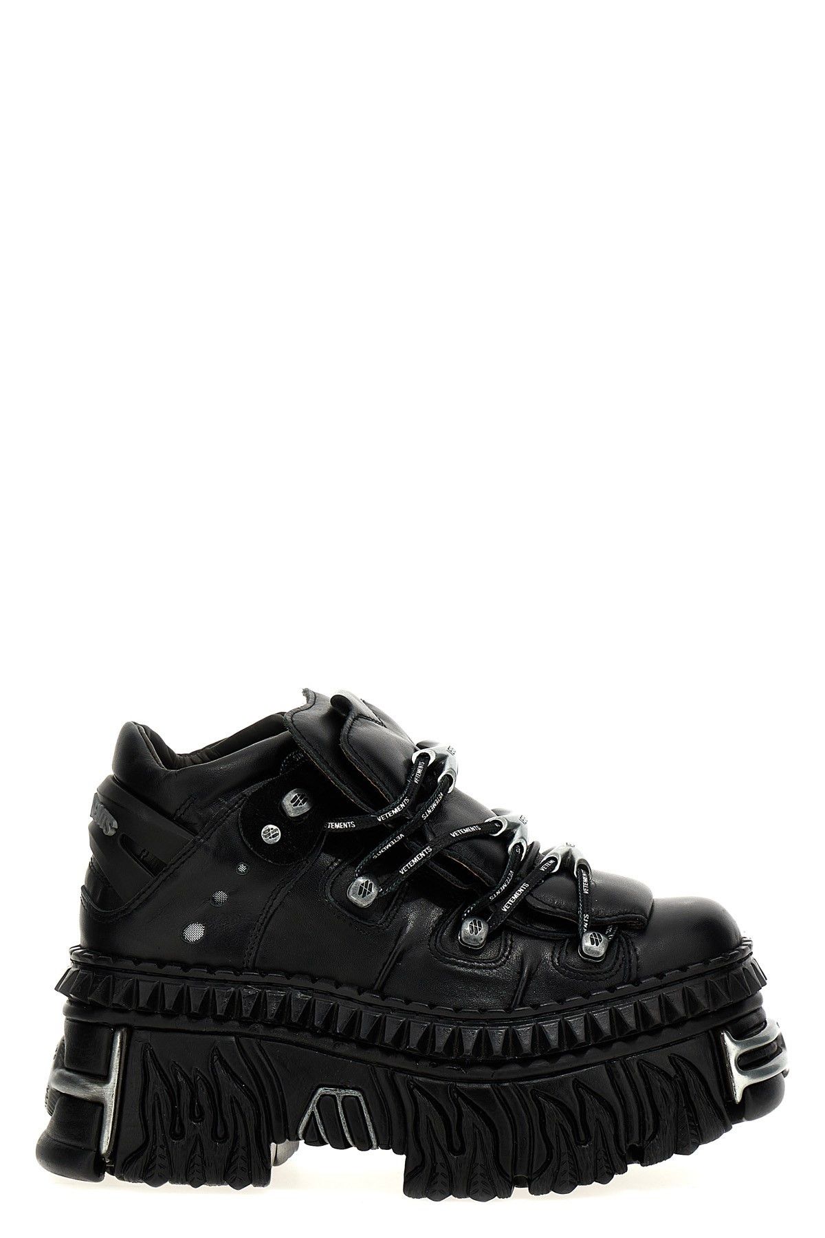 image of Vetements X New Rock 'platform' Sneakers in Black, Women's (Size 7)