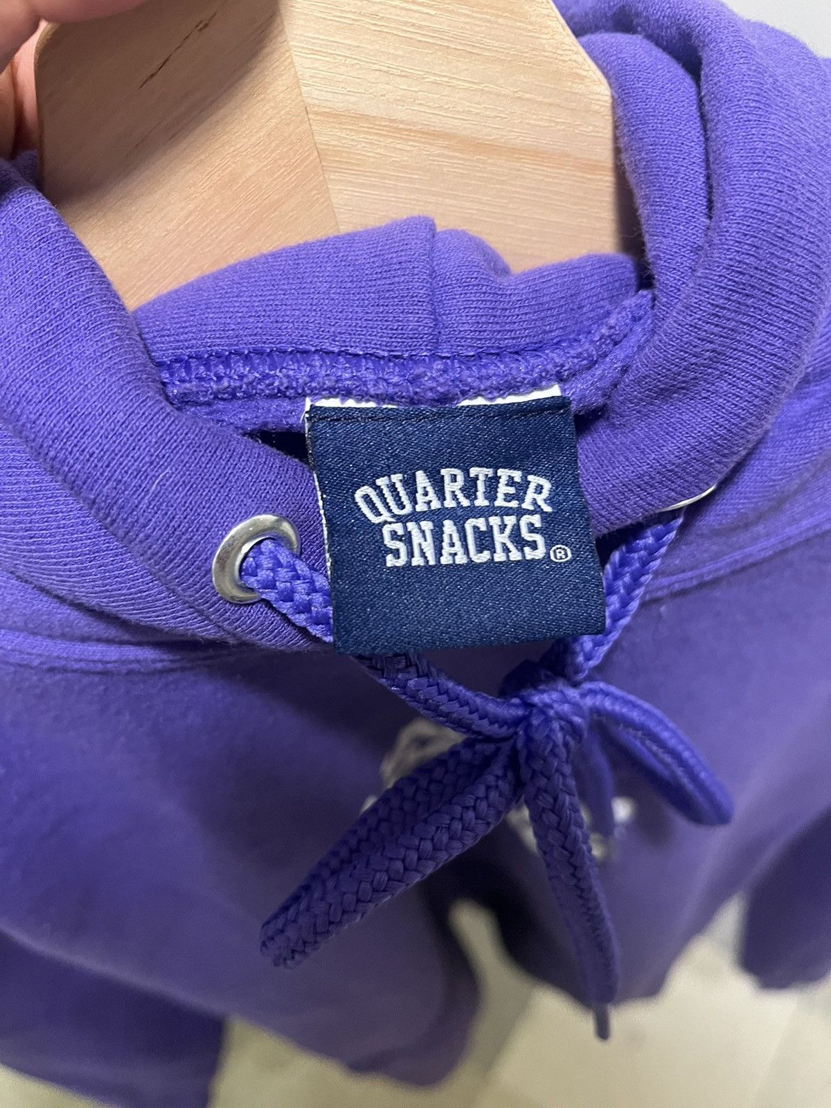 Quartersnacks Purple Quarter Snacks Hoodie Size US L / EU 52-54 / 3 - 4 Thumbnail