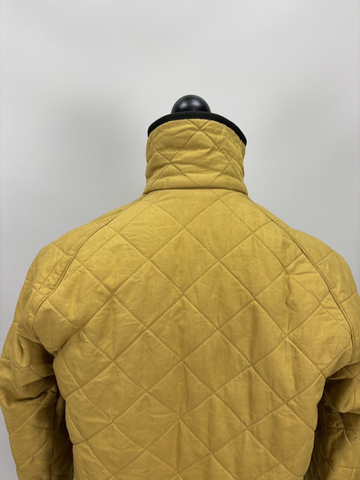 Barbour Mens jacket Barbour Duracotton Quilted Size S Color Yellow Size US S / EU 44-46 / 1 - 9 Thumbnail