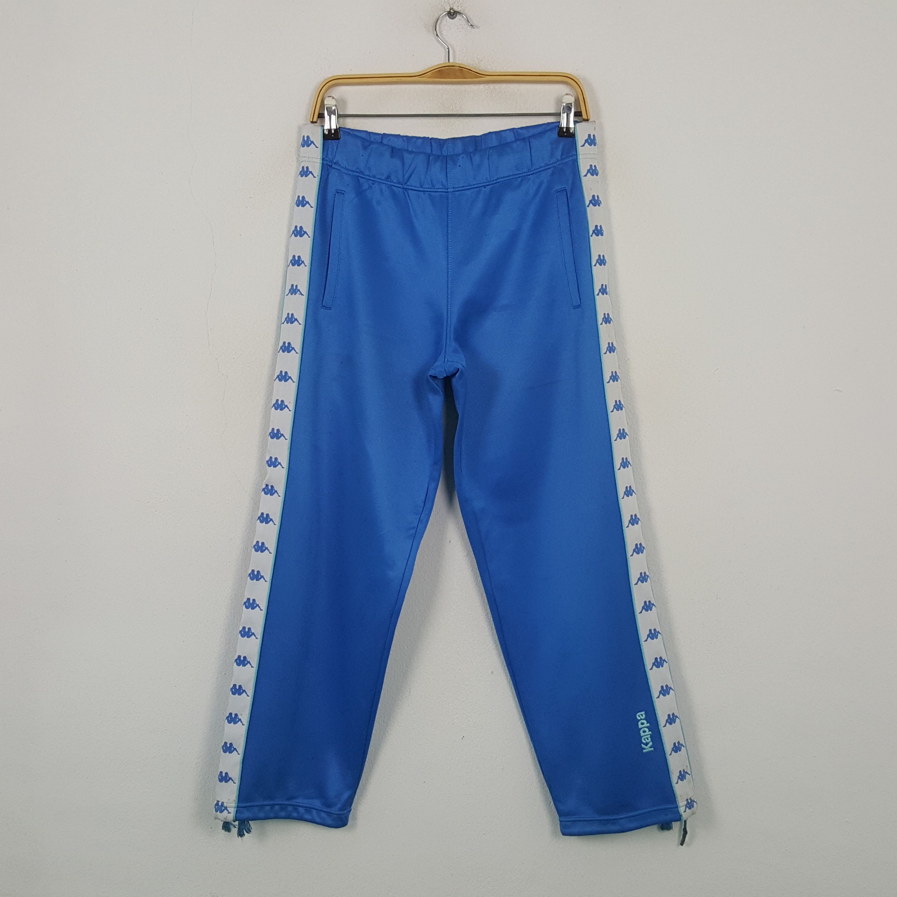 Kappa Vintage Kappa Italian Sportswear Stripe Logo Sweatpants RR13 Size US 31 - 1 Thumbnail