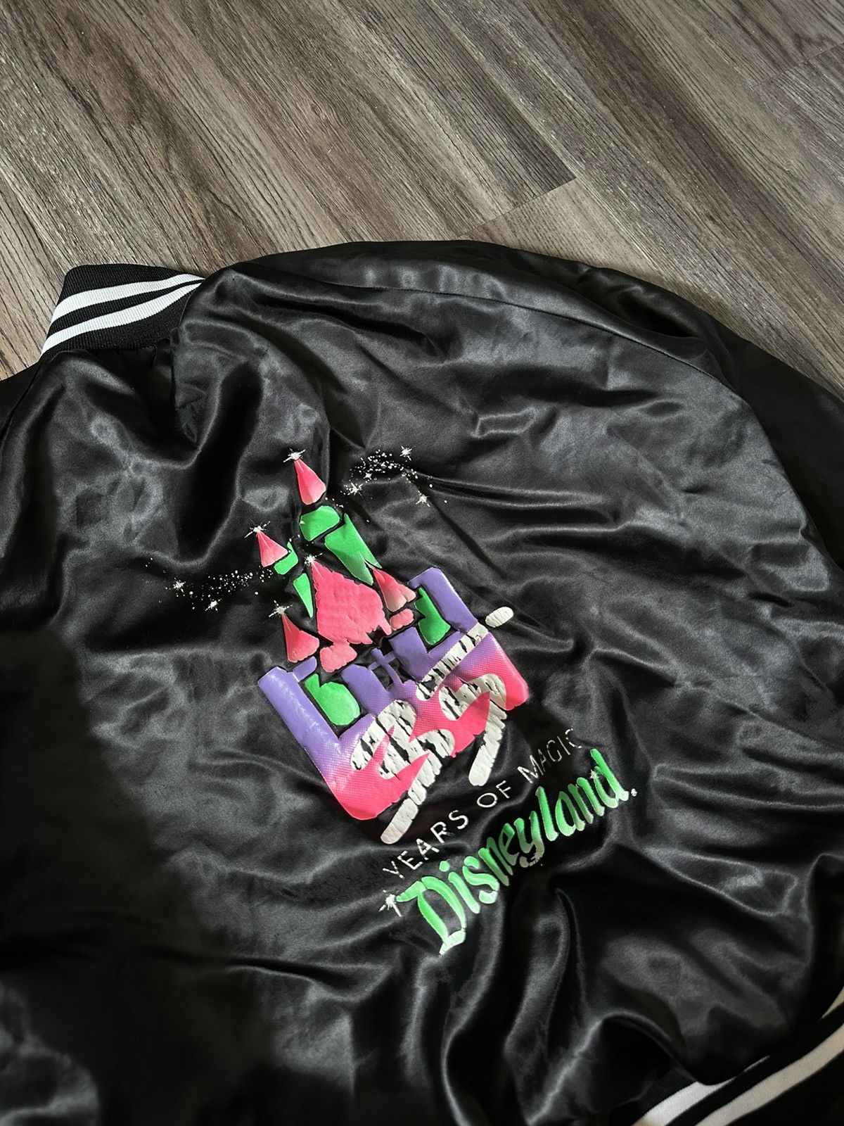 Disney Vintage 90s DISNEY WORLD Satin Varsity Jacket Size US M / EU 48-50 / 2 - 3 Thumbnail
