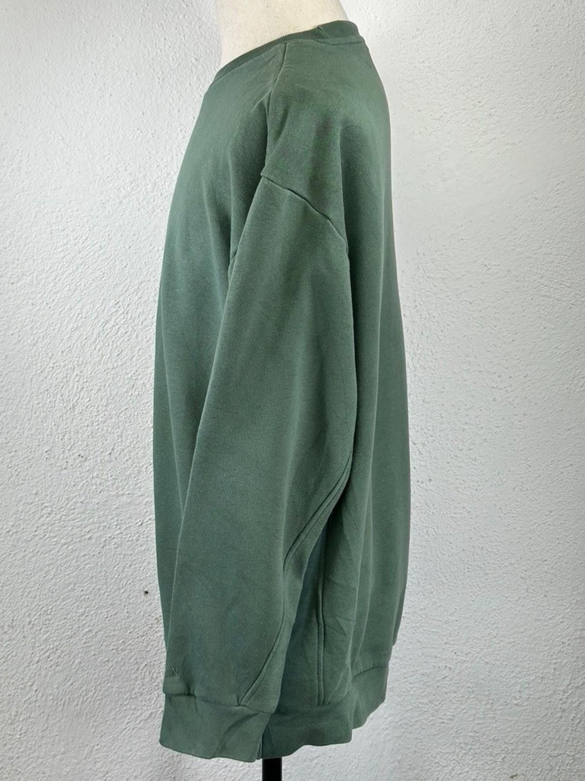 Adidas Adidas Logo Pullover Sweatshirt Green Men's Small Green Size US S / EU 44-46 / 1 - 2 Thumbnail
