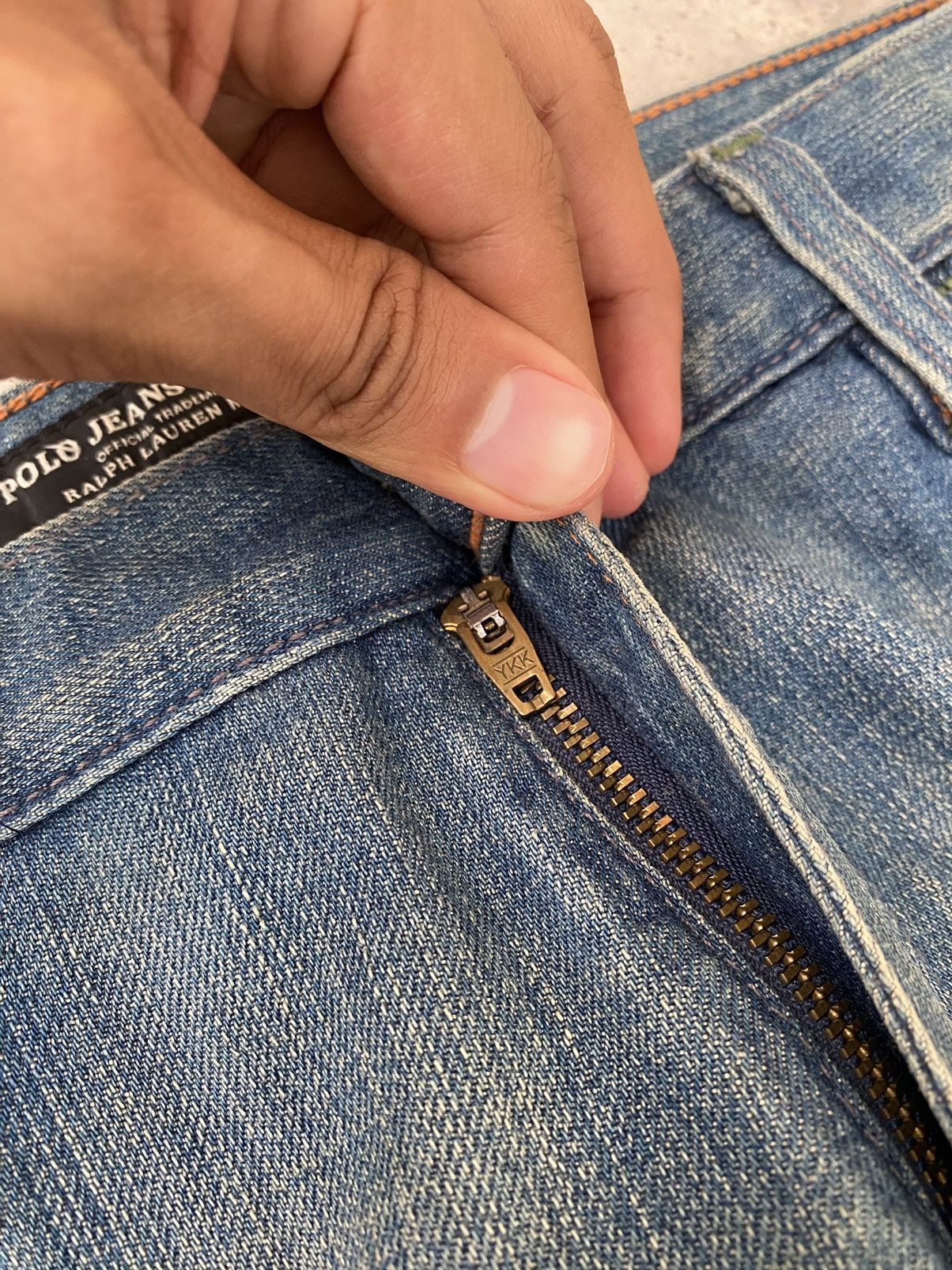 Polo Ralph Lauren Vintage Polo Ralph Lauren Double Knee Baggy Jeans rrl style Size US 36 / EU 52 - 7 Thumbnail