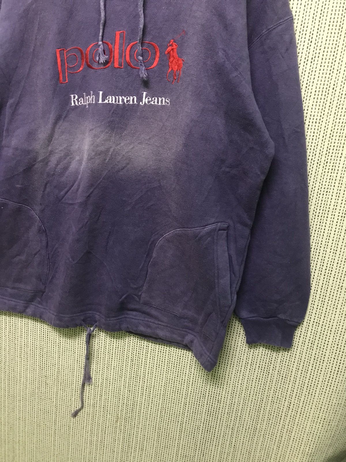 Polo Ralph Lauren × Vintage SUN FEDED‼️ POLO RALPH LAURAN JEANS Size US XL / EU 56 / 4 - 3 Thumbnail