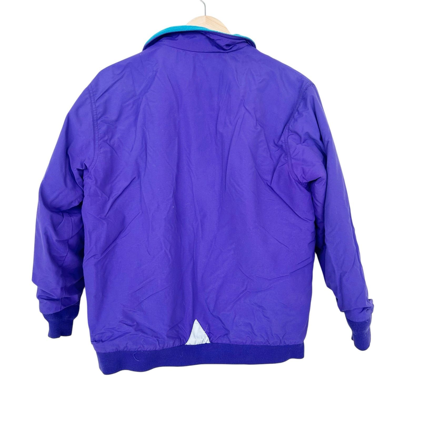 L.L. Bean Vintage LL Bean Purple Warm Up Jacket Sz XL Kids Size XL / US 12-14 / IT 48-50 - 4 Thumbnail
