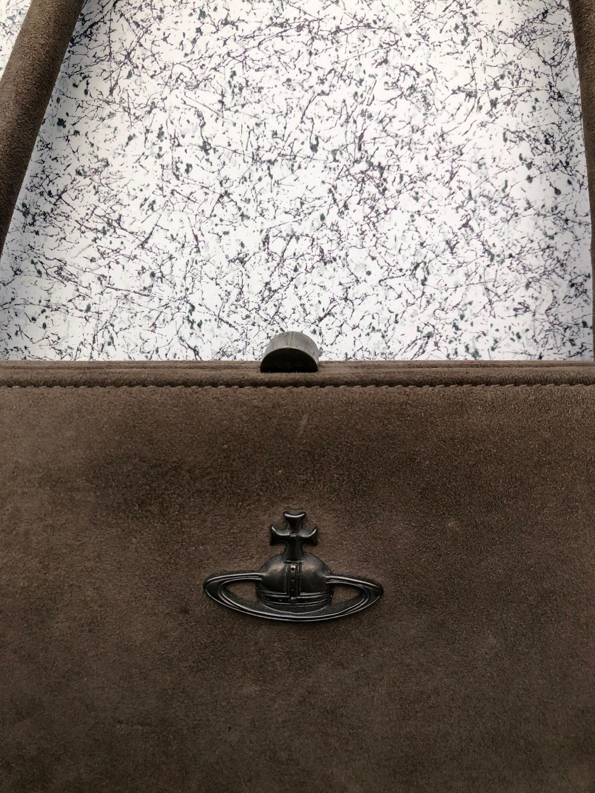 Vivienne Westwood 💥Last Drop💥Viviene Westwood Suade Leather Handle Bag Size ONE SIZE - 13 Thumbnail