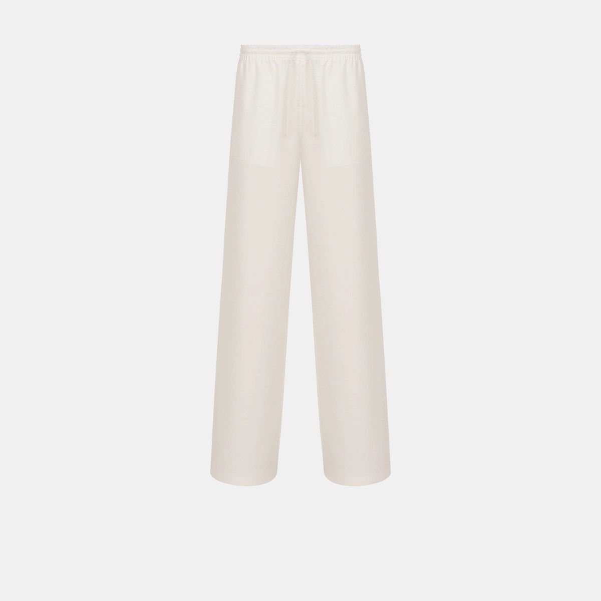 Dior o1bcso1str0225 Flared Pants in Ecru Size 26" / US 2 / IT 38 - 1 Thumbnail