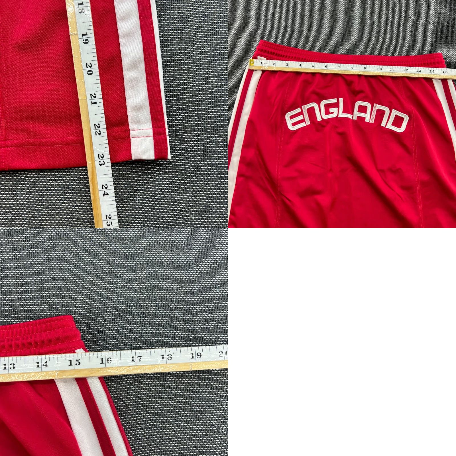 Adidas Adidas ENGLAND Womens Long Skirt Adidas Medium Red Tennis Track Field Size 40" / US 18 - 8 Thumbnail