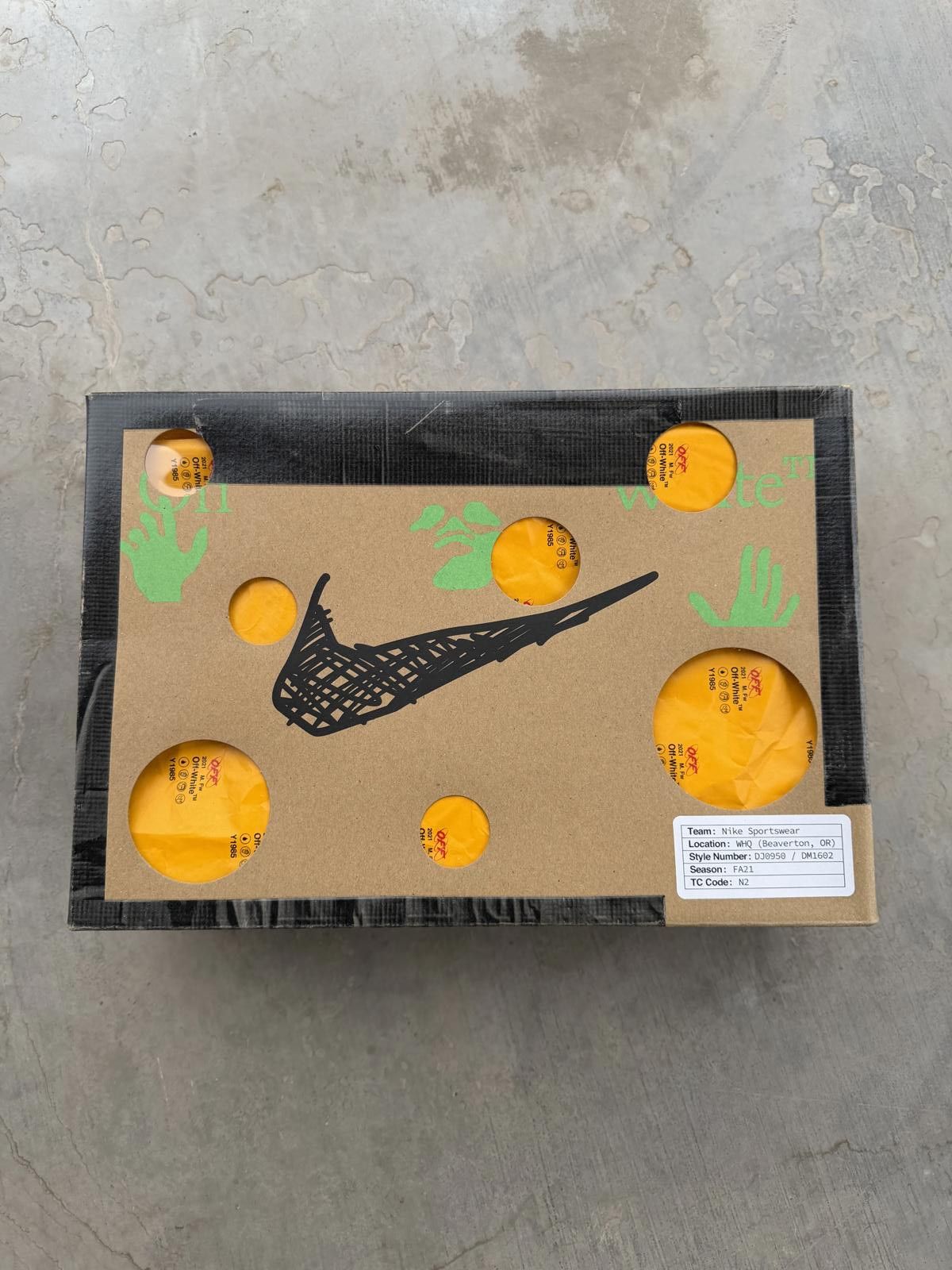 Nike Nike Dunk Low Off-White Lot 8 Size 12 DS OG All Size US 12 / EU 45 - 7 Thumbnail