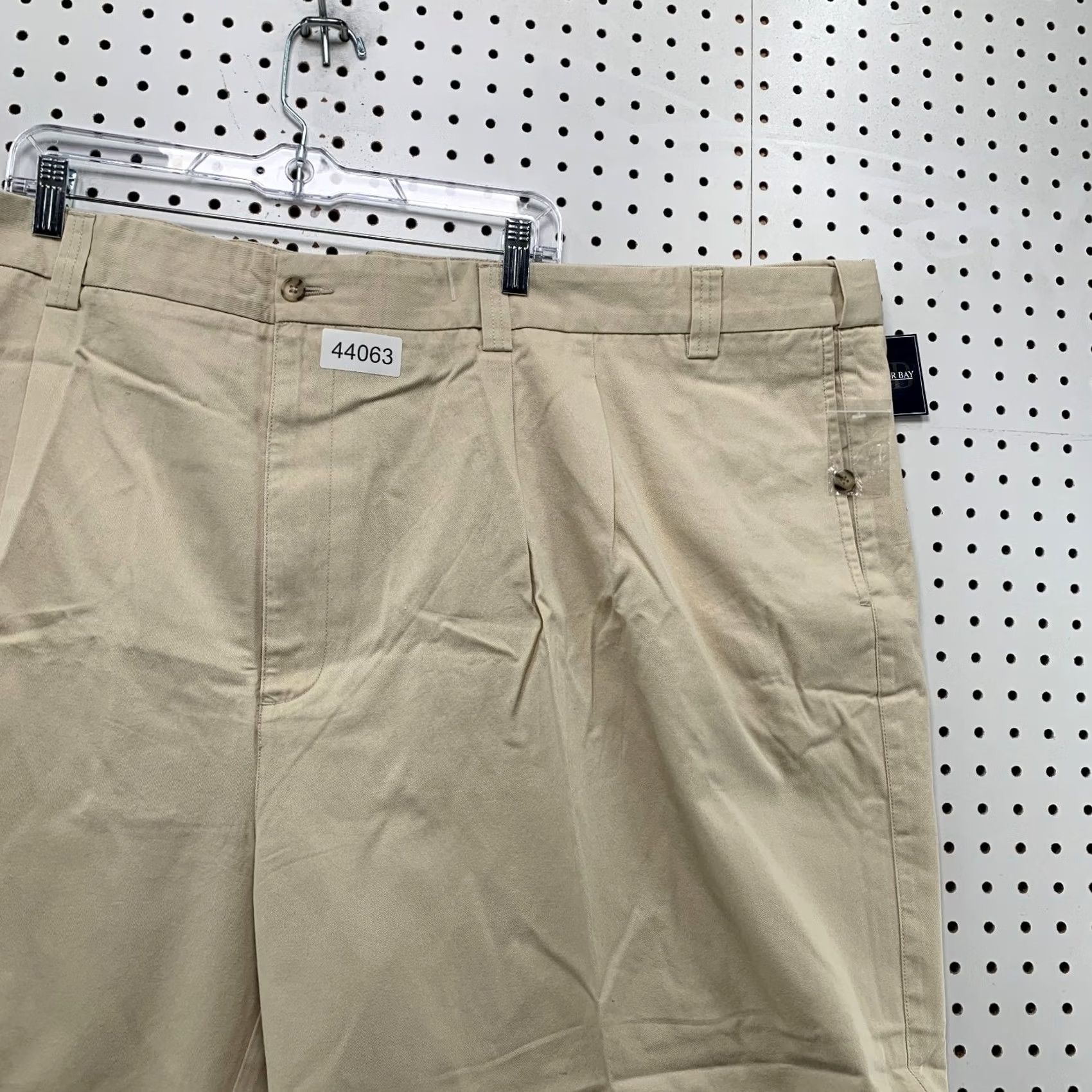 Haggar Haggar Beige Khaki Chino Pleated Pants Mens BIG Size 60 60x37 Vintage? No. Size US 44 / EU 60 - 3 Thumbnail
