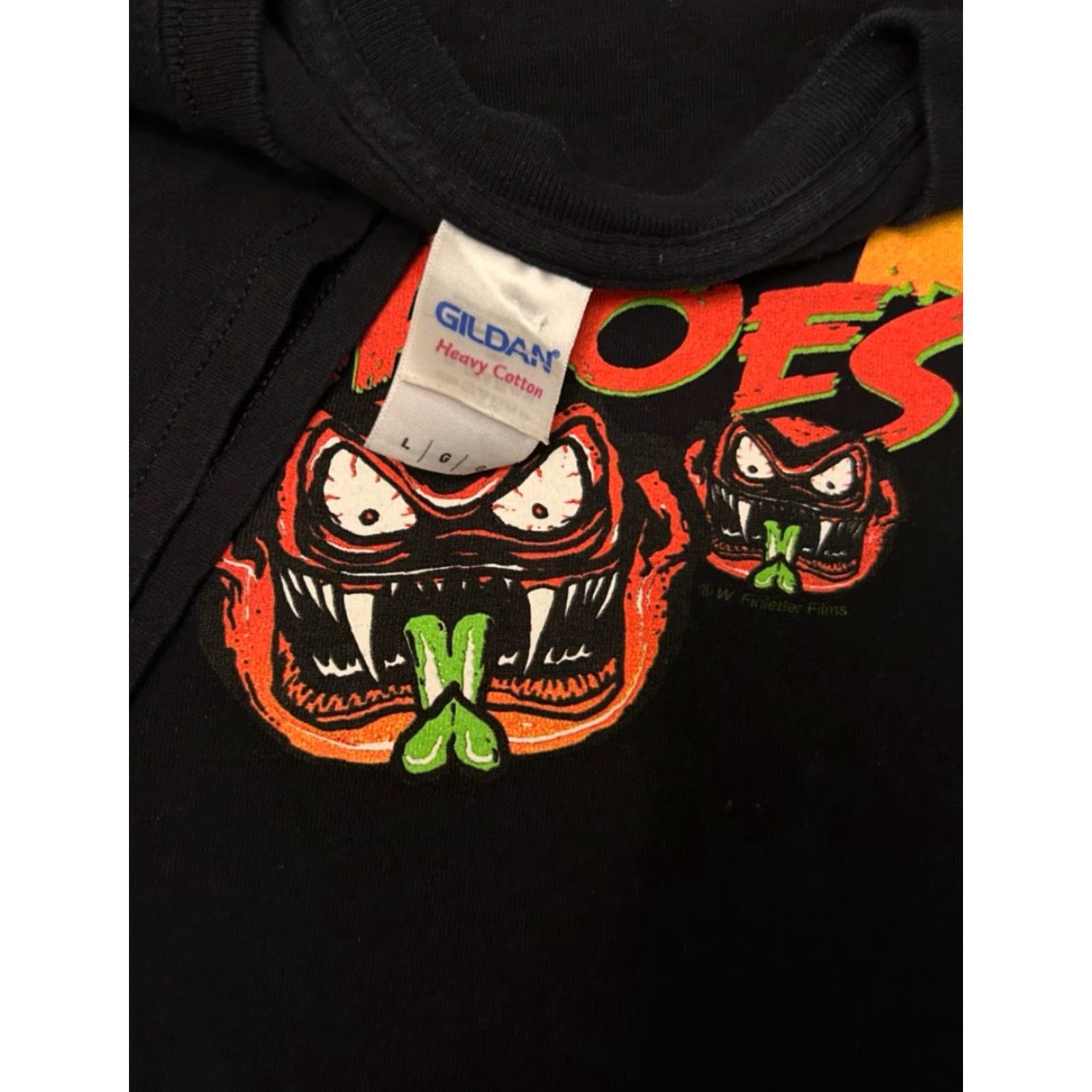 Vintage VINTAGE 90s Attack Of The Killer Tomatoes Horror Video Game VTG Shirt Sz L Mens Black Short Sleeve T-Shirt Size US L / EU 52-54 / 3 - 2 Thumbnail