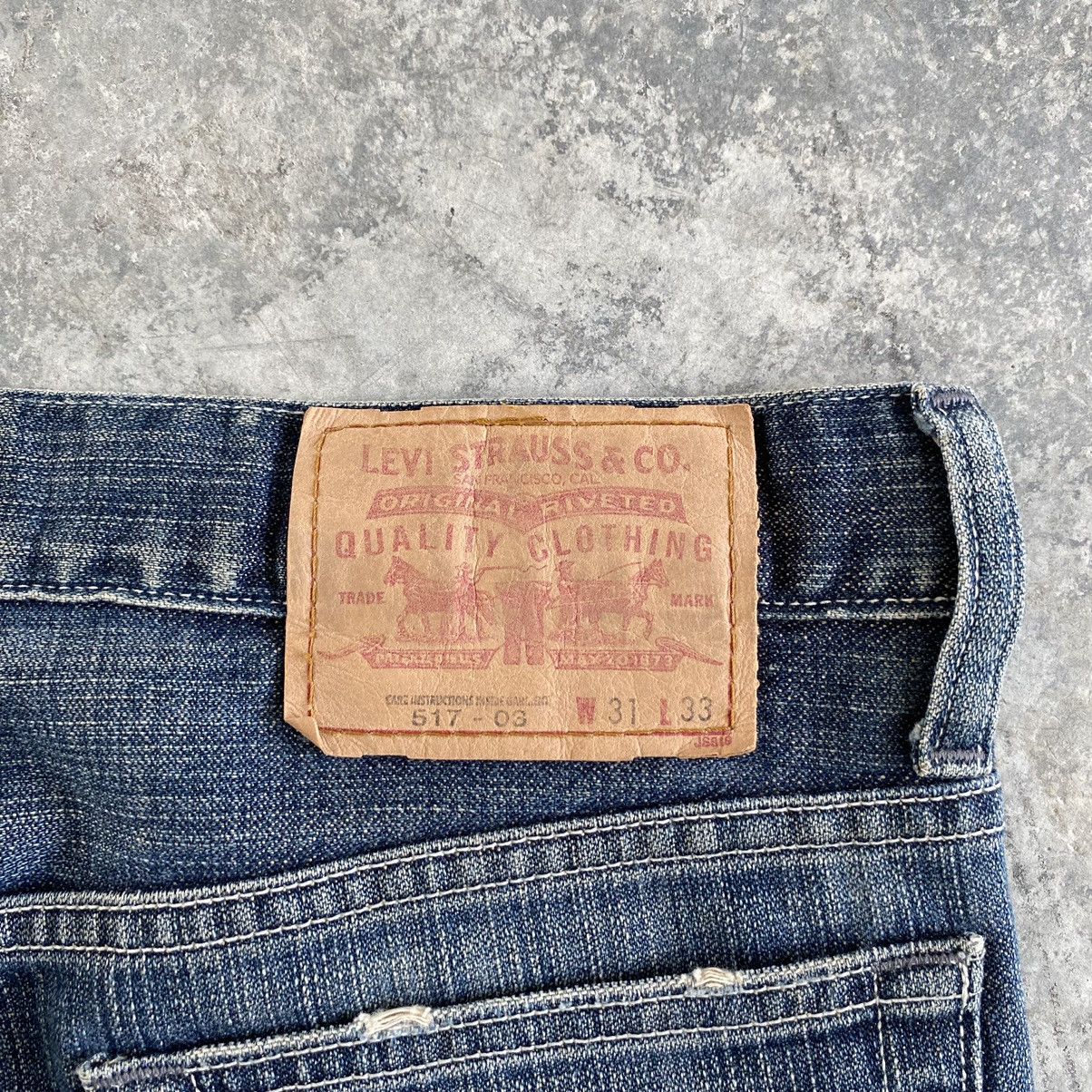 Levi's Vintage 2003 Levis 517 Faded Blue Flared Denim Jeans Size US 30 / EU 46 - 23 Thumbnail