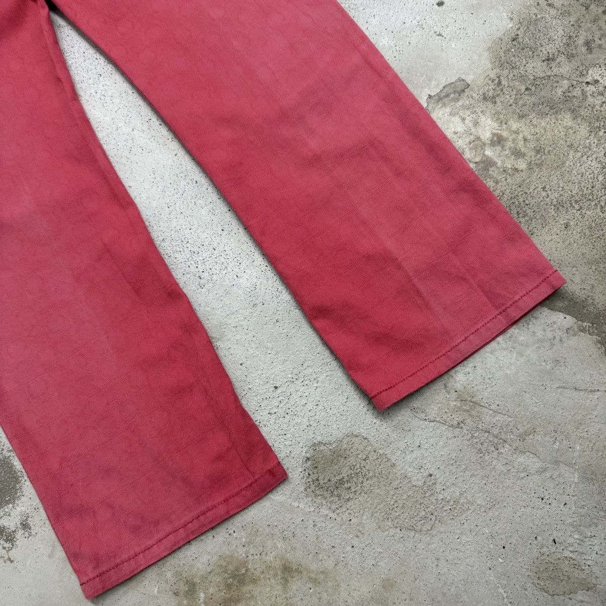 Salvatore Ferragamo Vintage Salvatore Ferragamo Faded Monogram Denim Pants Size US 29 - 10 Thumbnail