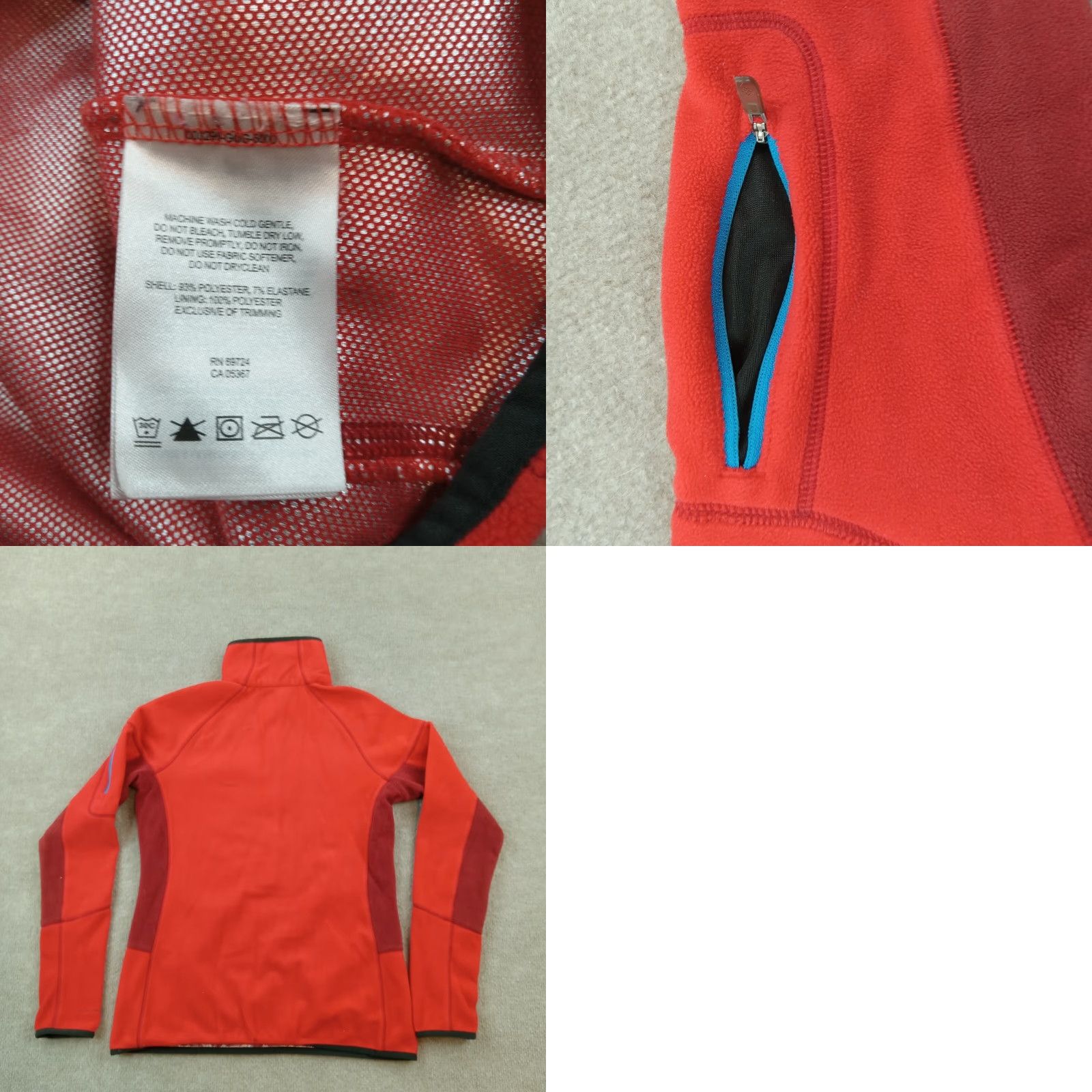 Vintage Columbia Red Fleece Pullover Sweatshirt Womens Medium Long Sleeve Size M / US 6-8 / IT 42-44 - 8 Thumbnail