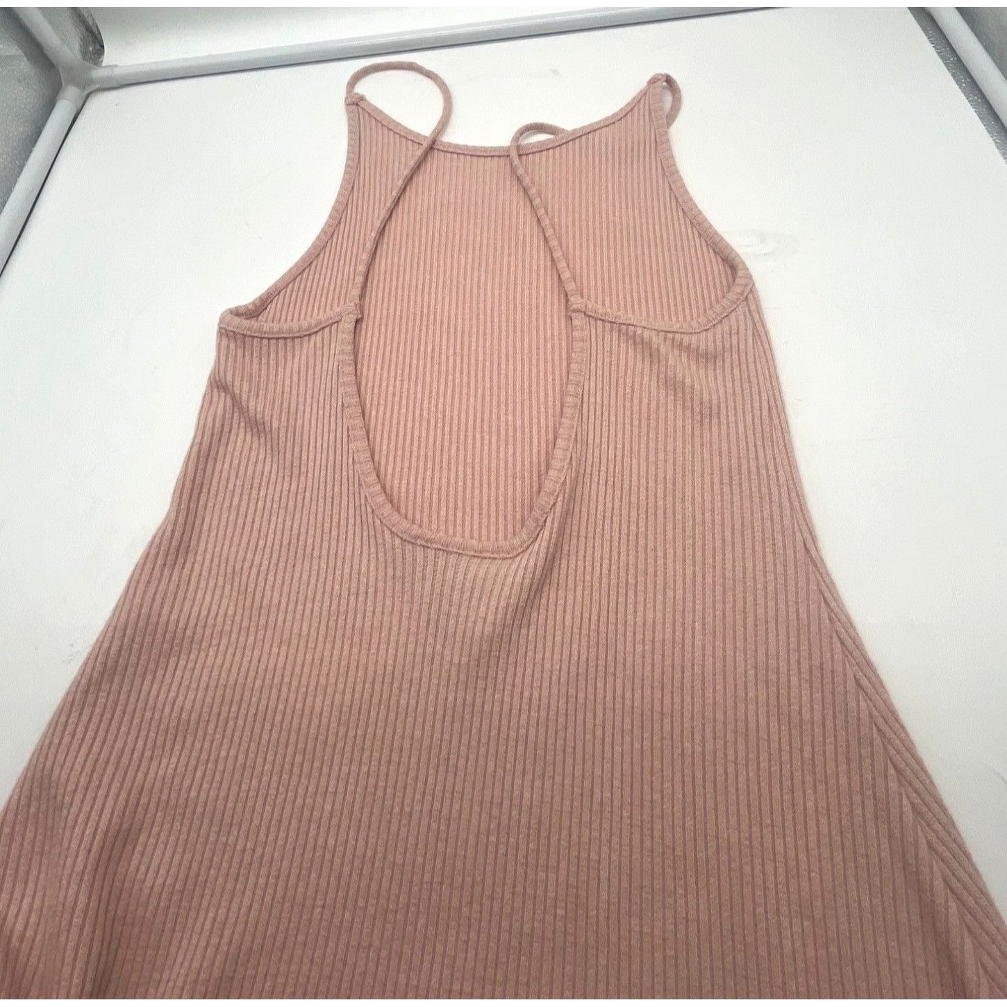 Topshop Women's Topshop Rib Scoop Back Dress, Size 2 US (fits Like 0 Size XS / US 0-2 / IT 36-38 - 11 Thumbnail