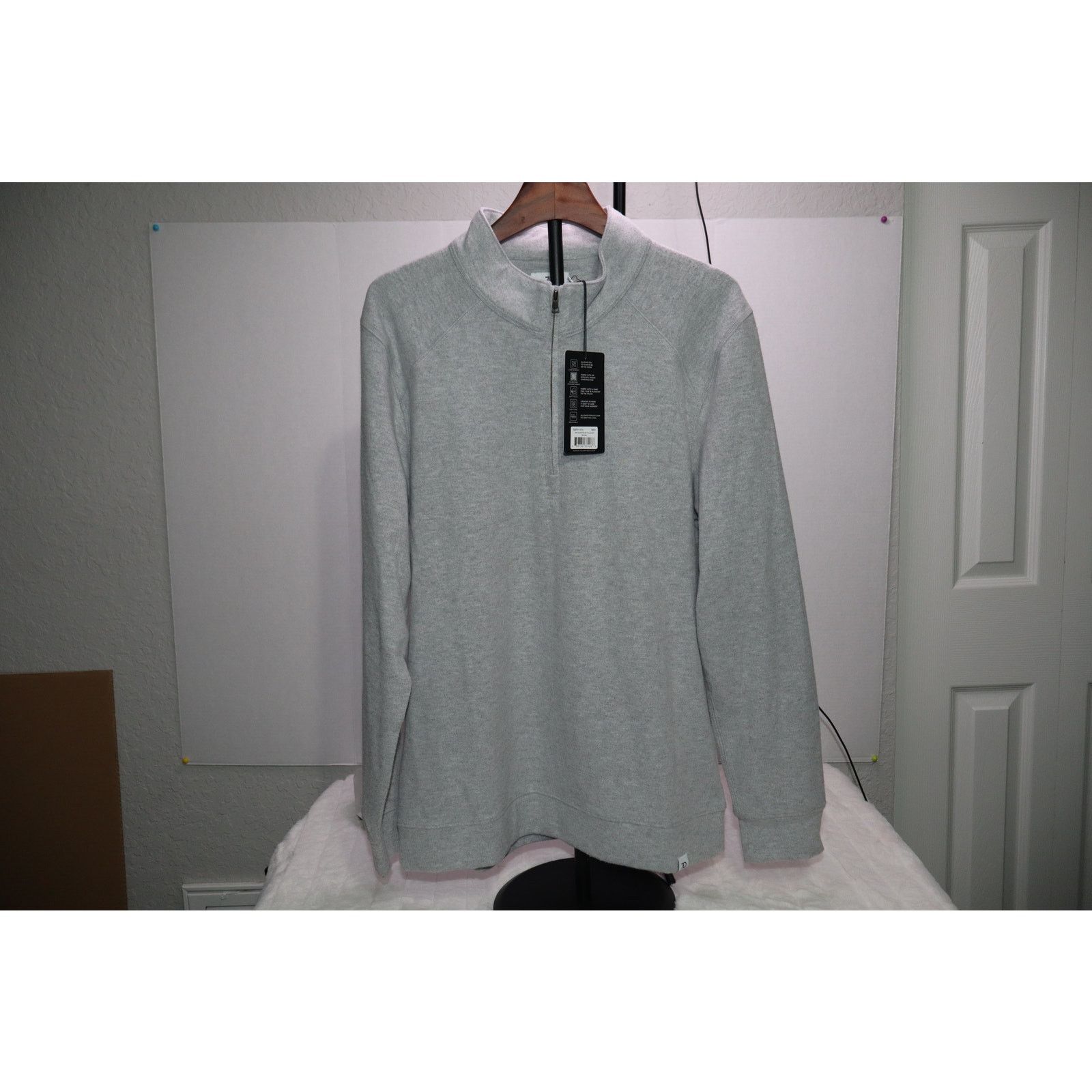 7Diamonds 7 Diamond Generation Quarter Zip Pullover-Soft Grey-Medium Size US M / EU 48-50 / 2 - 1 Thumbnail