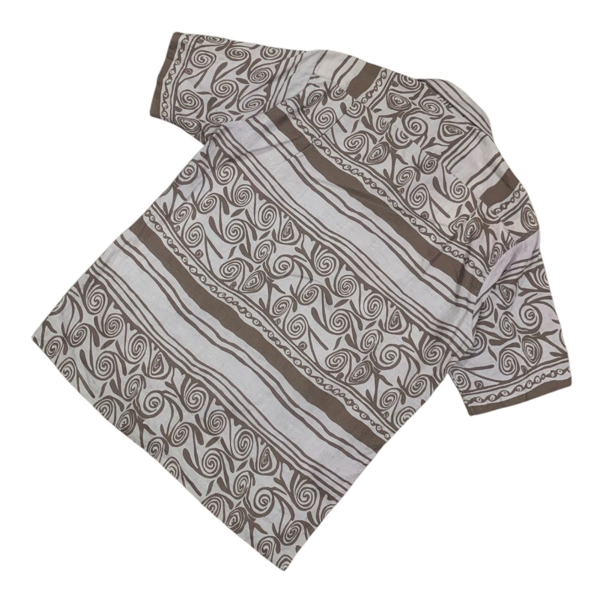 Vtg Pierre Balmain Linen Tropical Resort Shirt