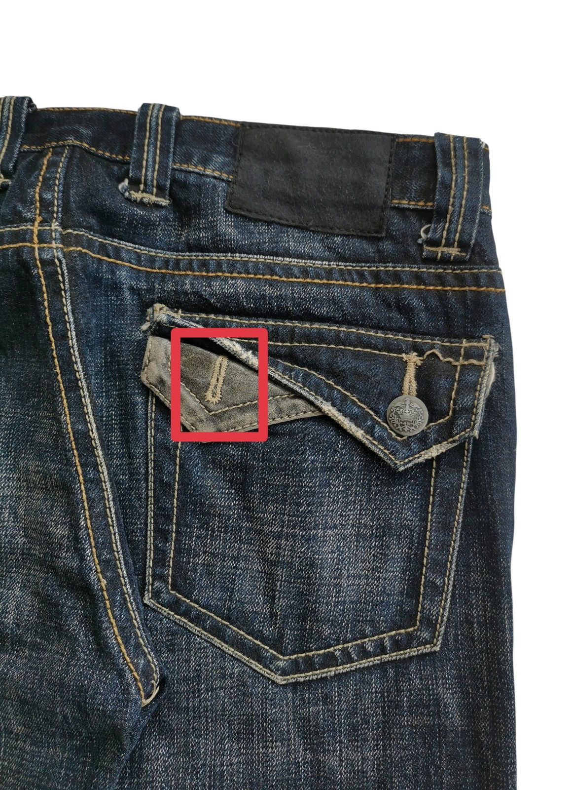 Japanese Brand Japanese Distressed Flared Clawmark Lookalike Tornado Mart Size US 32 / EU 48 - 5 Thumbnail