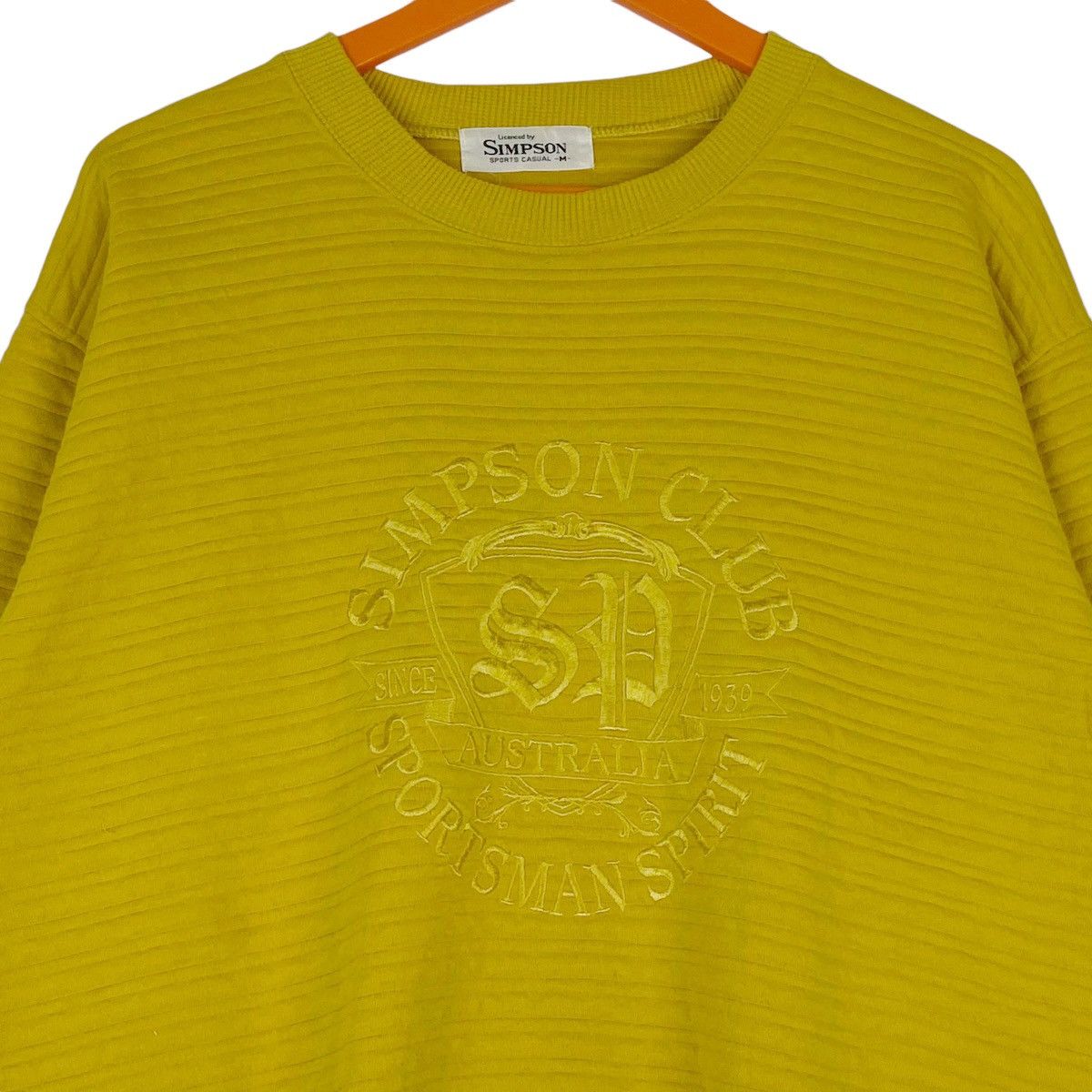 The Simpsons × Vintage Vintage Simpson Club Big Logo Embroidered Crewneck Size US M / EU 48-50 / 2 - 4 Thumbnail