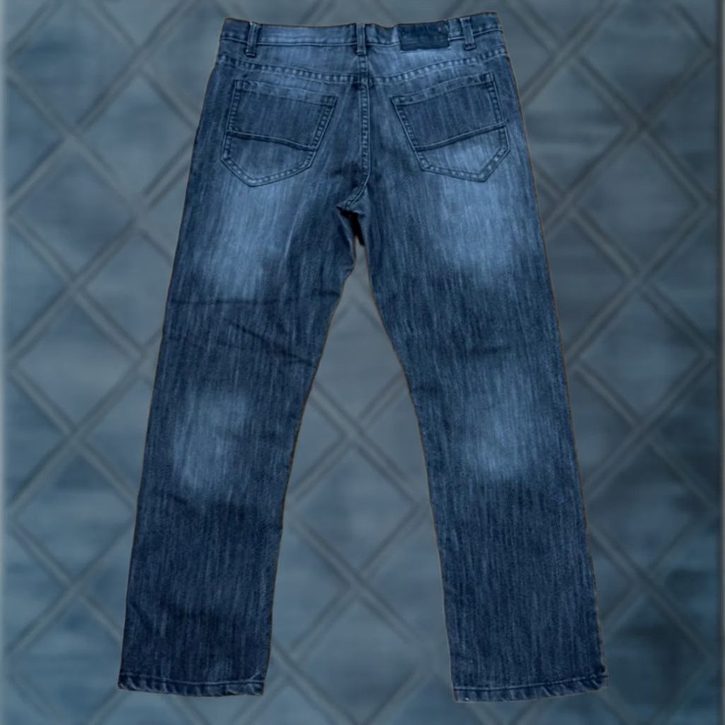 Southpole VINTAGE Southpole Jeans Mens Size 36 Regular 32 Inseam Black Denim 5-Pocket Wide-Leg Grunge 90s Hip Hop Retro Mens Size US 36 / EU 52 - 1 Thumbnail