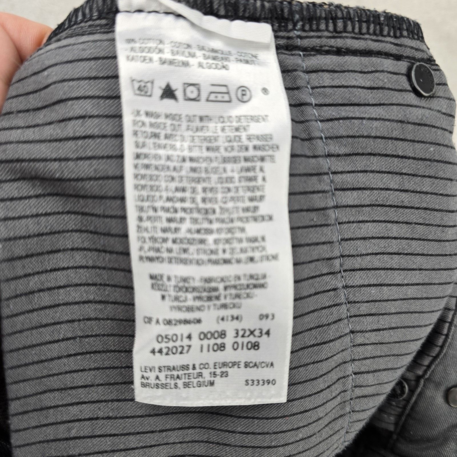 Levi's Vtg Levis Blue Star Jeans Men's 32x34 (Fits 34x33) Denim Size US 34 / EU 50 - 6 Thumbnail