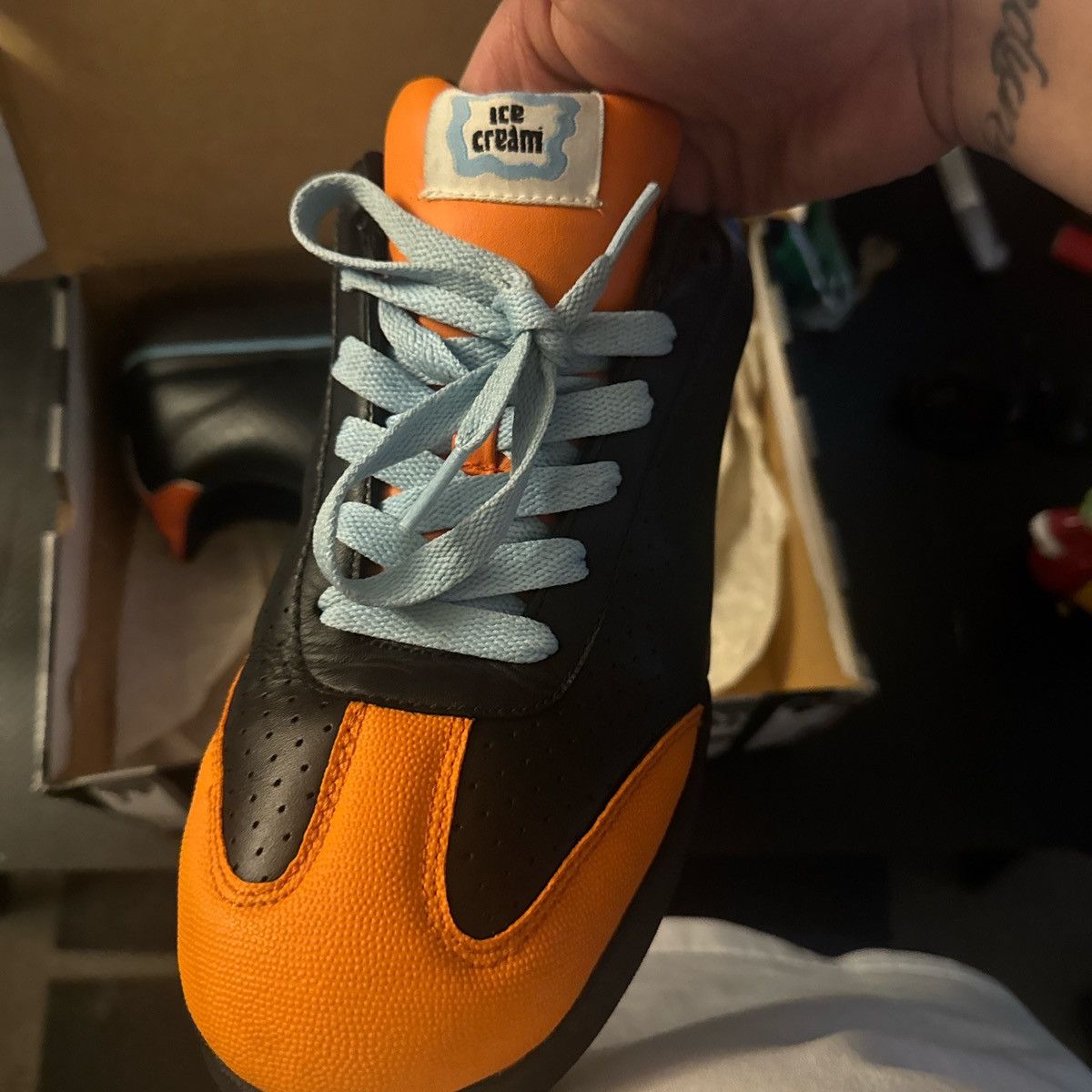 VERY RARE OG 2006 REEBOK X BBC/ICE CREAM BOARDFLIP