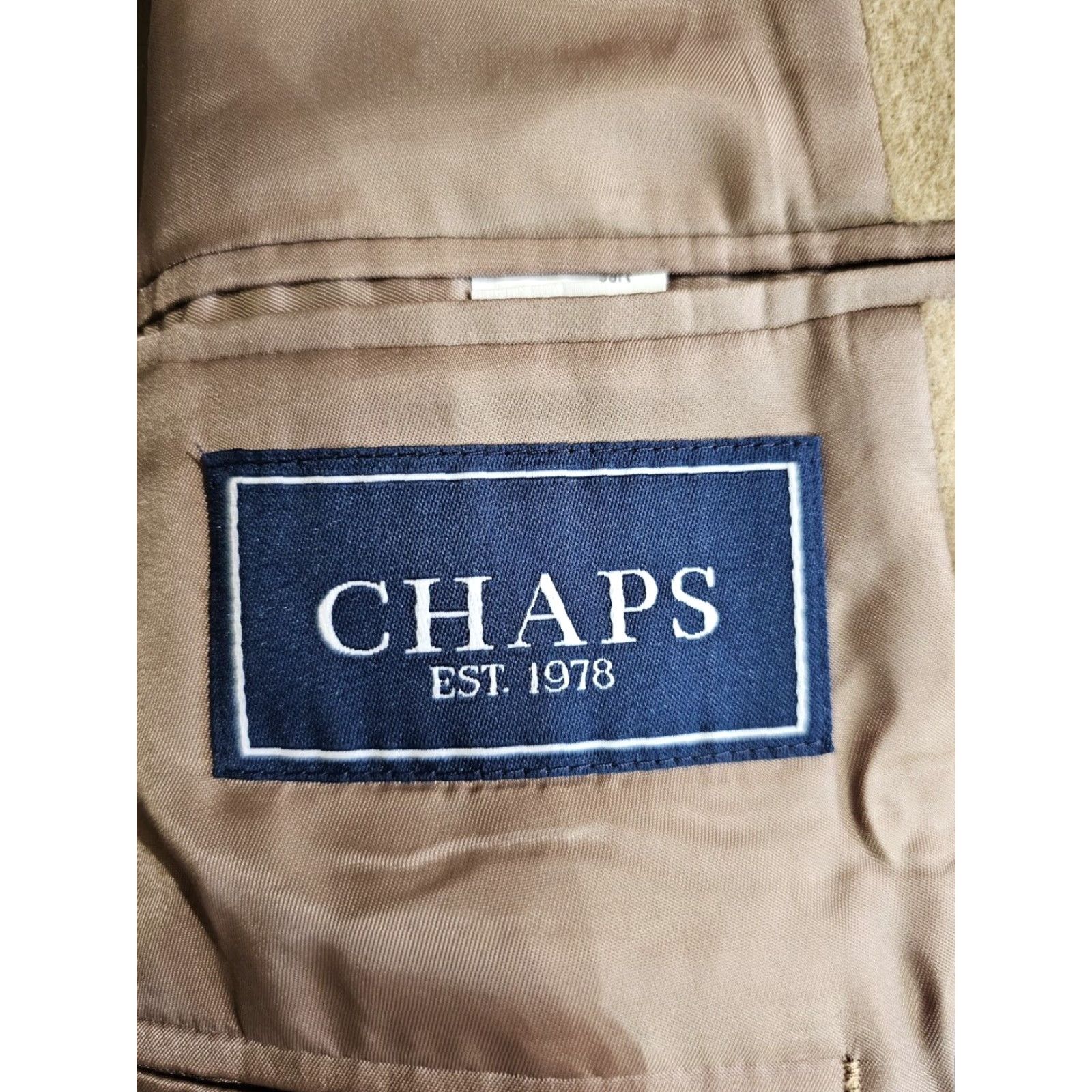 Ralph Lauren Chaps Ralph Lauren 100% Camel Hair Sport Coat Blazer Men's Sz 38 Reg Tan NWTs Size 38R - 7 Thumbnail