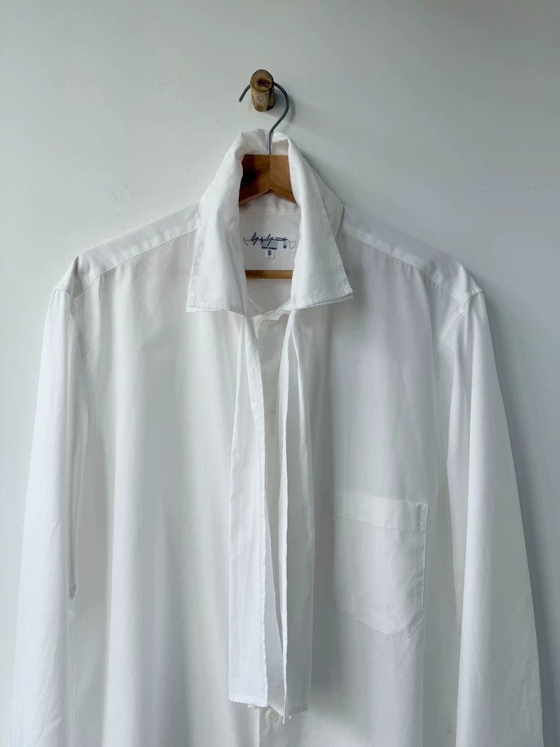 Yohji Yamamoto Yohji Yamamoto 2017 AW Mainline Show Ribbon Shirt Size US L / EU 52-54 / 3 - 3 Thumbnail