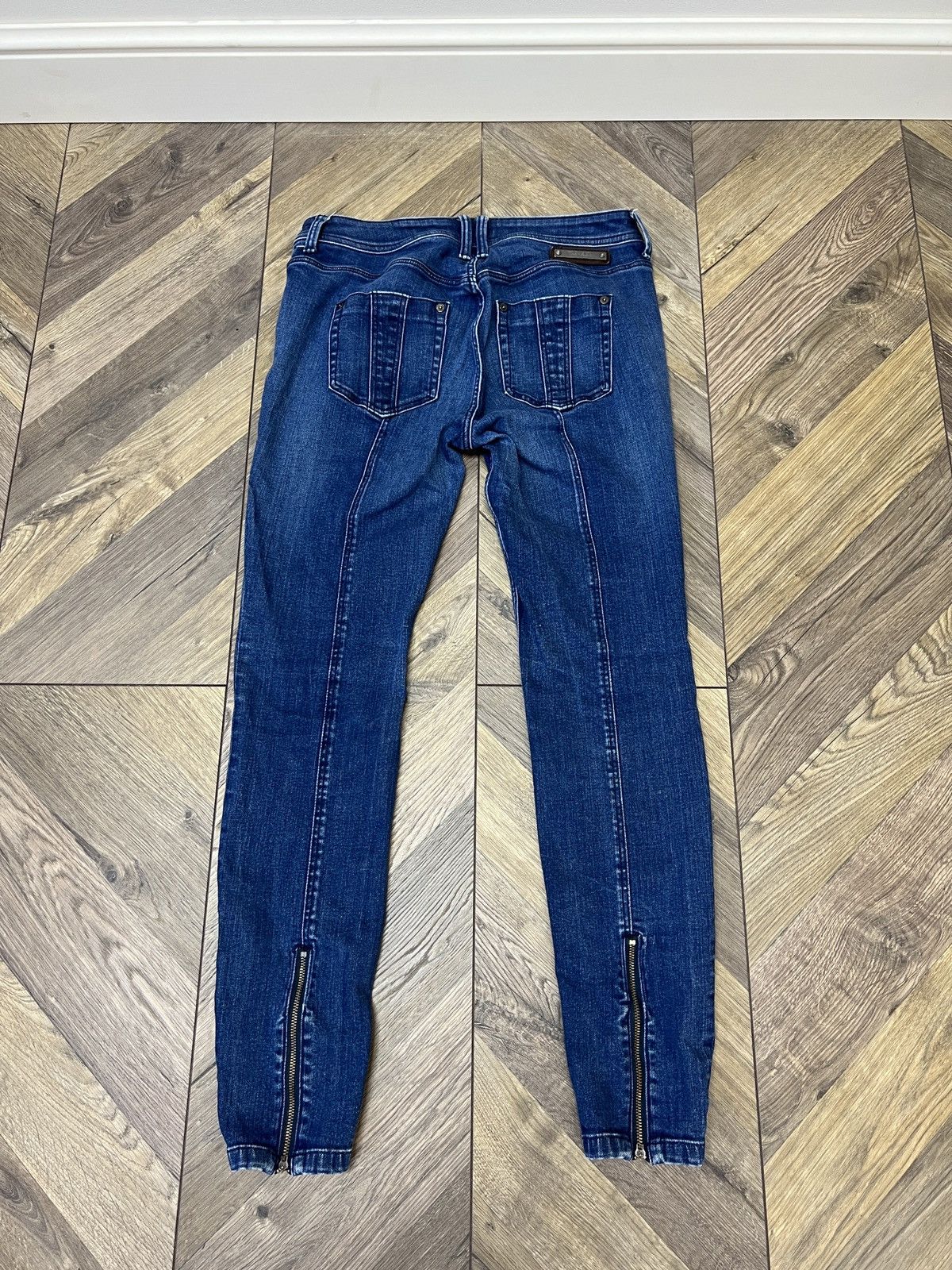 Burberry × Designer × Vintage Vintage Burberry Brit Women’s denim skinny jeans Size 31" - 14 Thumbnail