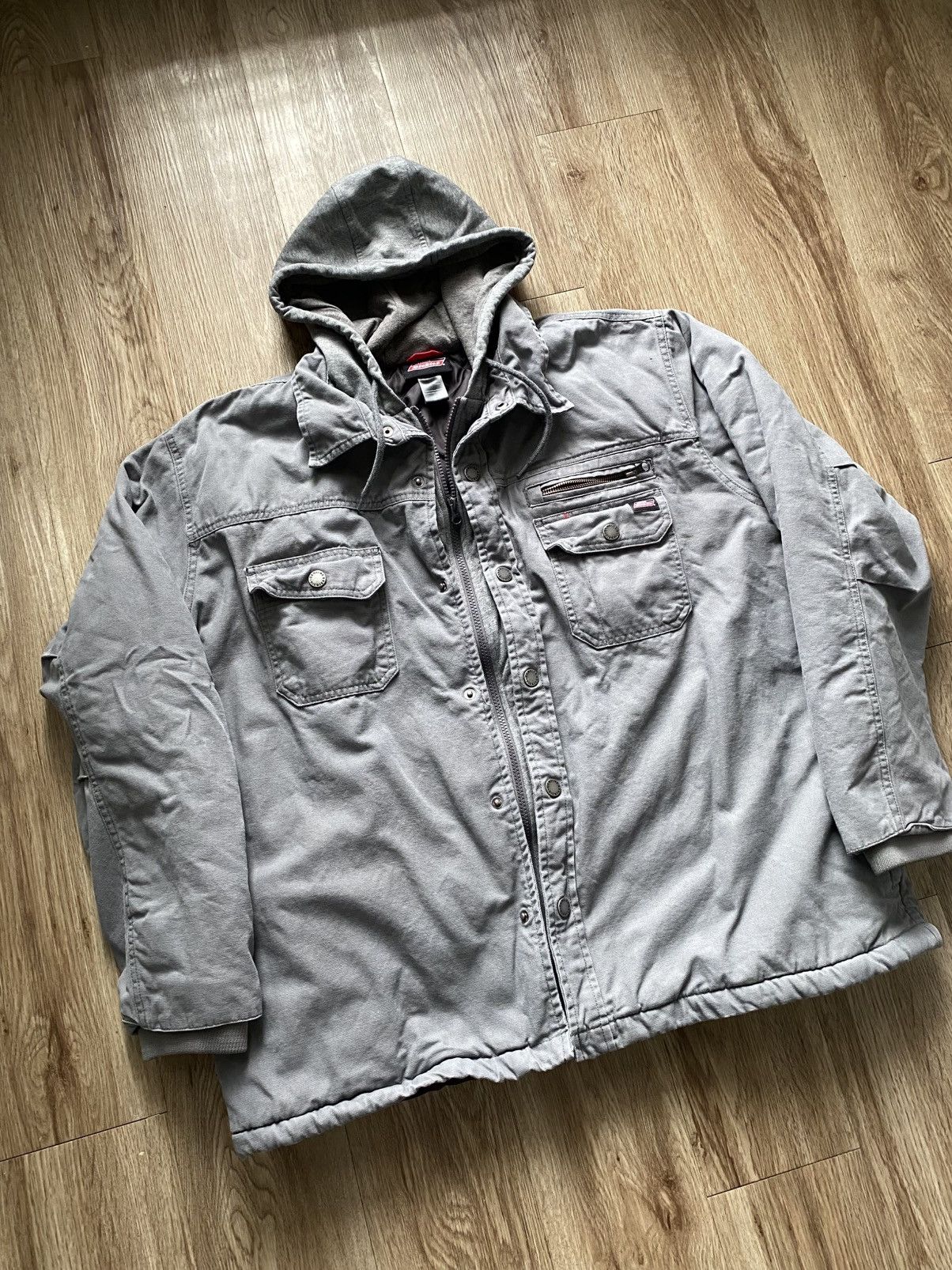 Dickies Dickies Zip Up 2in1 Hooded Work Jacket Size US XXL / EU 58 / 5 - 2 Thumbnail