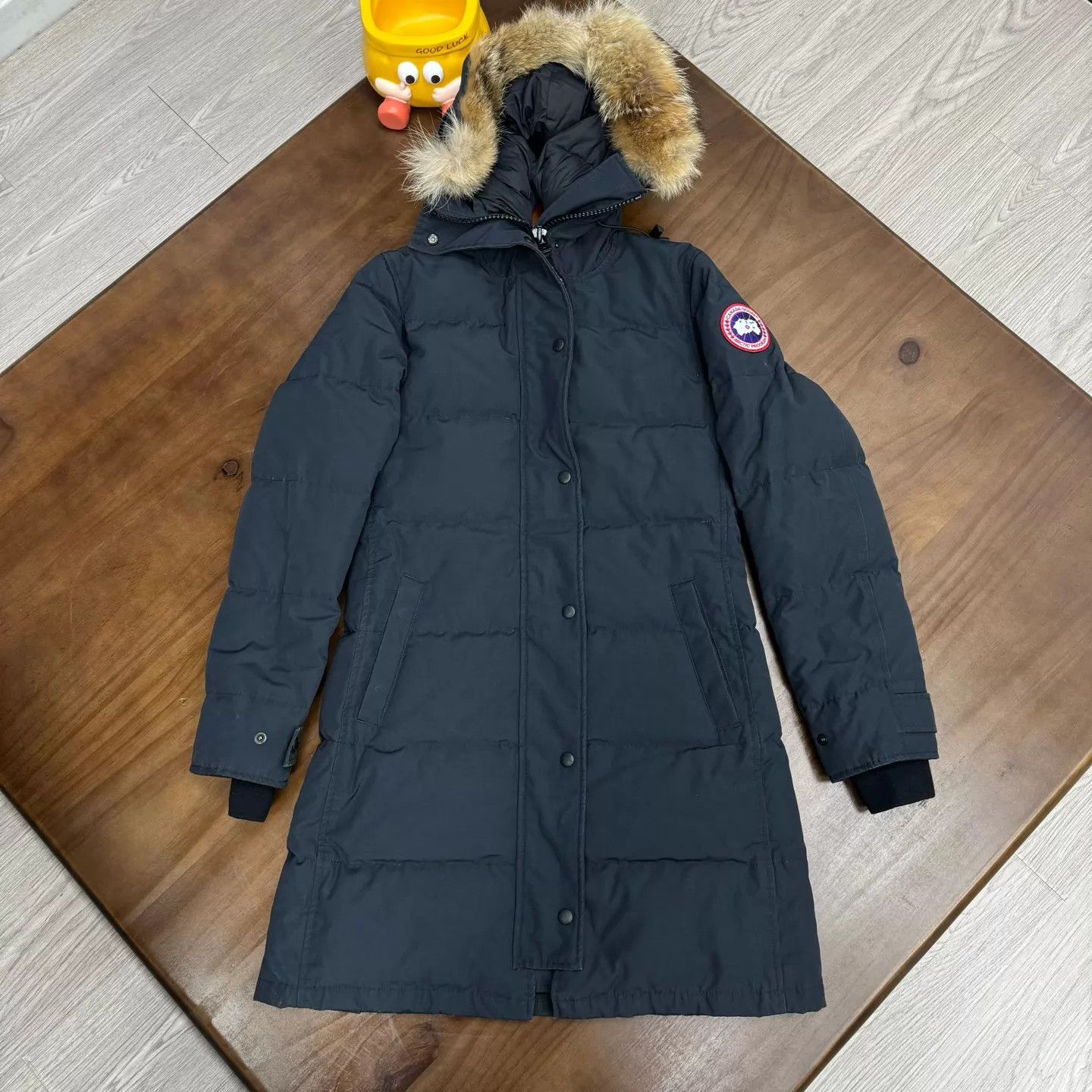 Canada Goose Canada Goose Shelburne Long Down Coat Navy S Size S / US 4 / IT 40 - 1 Thumbnail
