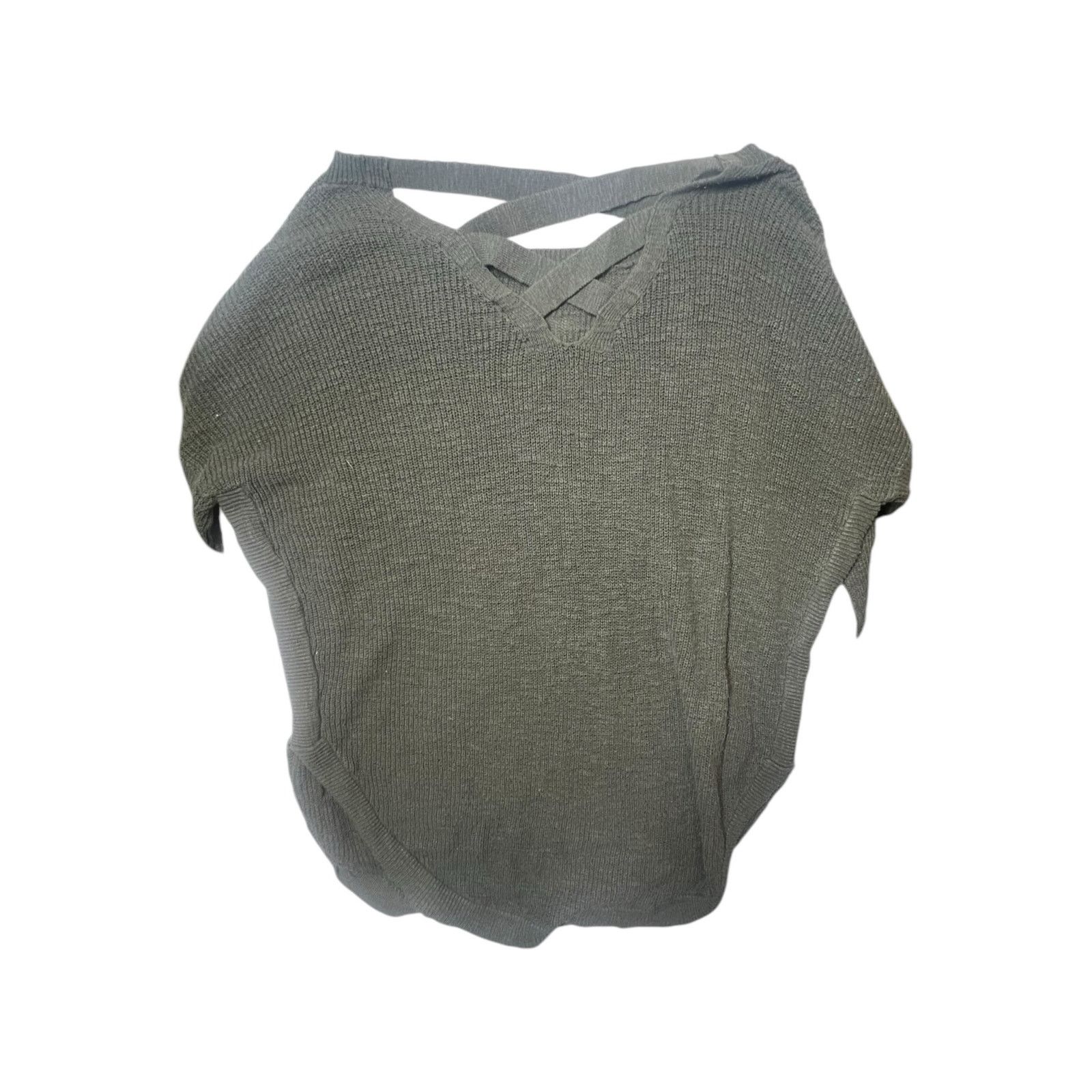 Express Express Women’s Medium Green Pullover Sweater Size M / US 6-8 / IT 42-44 - 2 Thumbnail