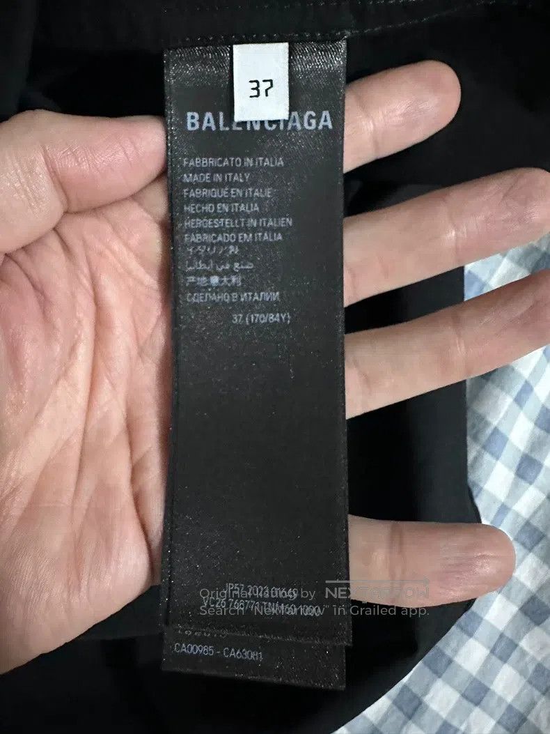 Balenciaga Balenciaga size 37 Double ring long-sleeve hooded pieced s Size US S / EU 44-46 / 1 - 4 Thumbnail