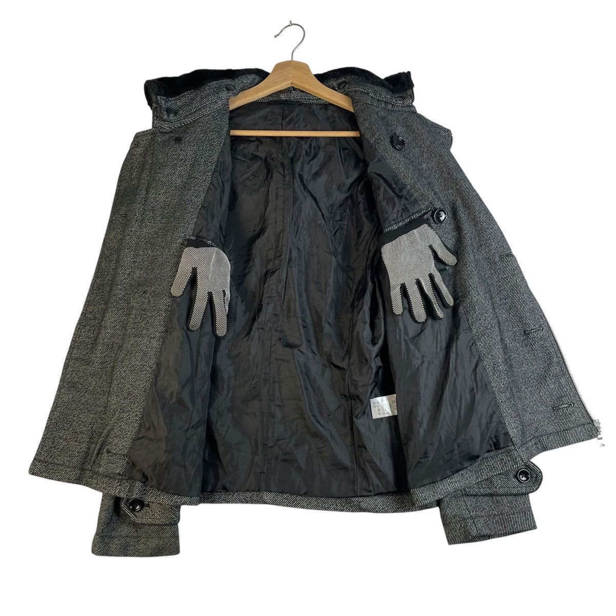 Isamu Katayama Backlash 🇯🇵 SEMANTIC DESIGN DETACHABLE FUR HOODIE PUNK GOTHIC JACKET Size US L / EU 52-54 / 3 - 4 Thumbnail