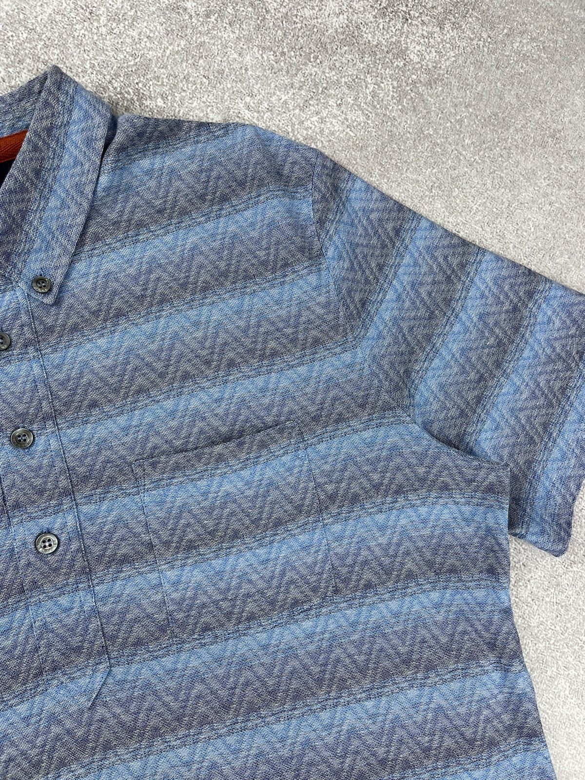 Missoni Missoni Zigzag Print Polo T-Shirt Men’s Size US M / EU 48-50 / 2 - 4 Thumbnail
