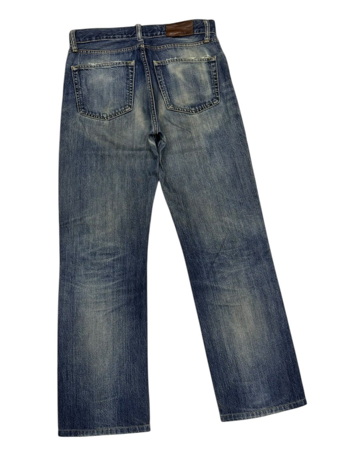 Jean × Undercover Distressed Denim S-002 Mud Rusty Regular Fit Straight Uniqlo Size US 31 - 4 Thumbnail