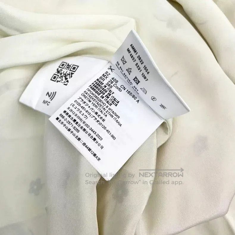 Miu Miu Miu Miu Silk Floral V. Size US 36 / EU 52 - 4 Thumbnail