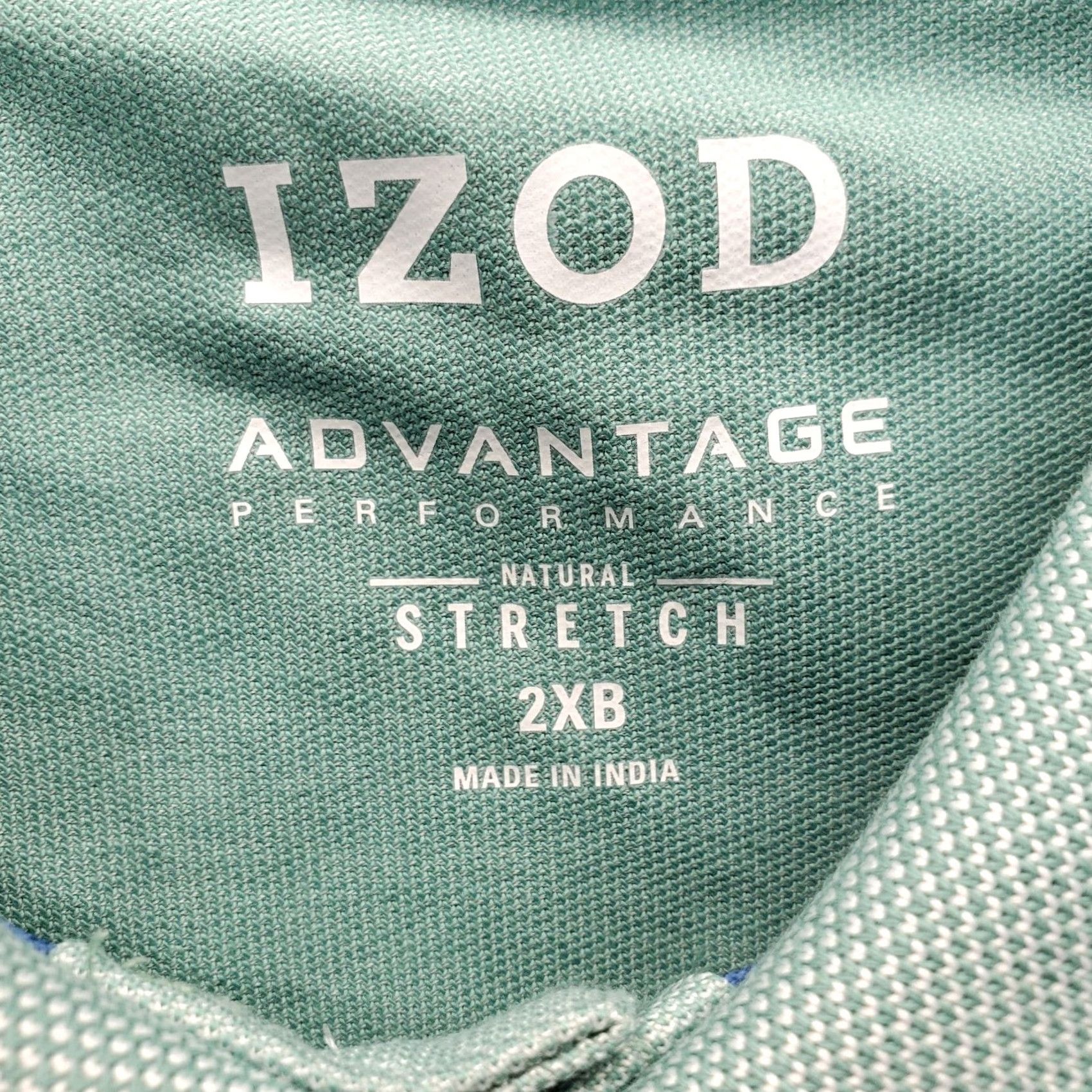 Izod IZOD Men's Polo Shirt 2XB Green Classic Fit Polo Shirt Men 2XB Green Nike Style? Size US XXL / EU 58 / 5 - 5 Thumbnail