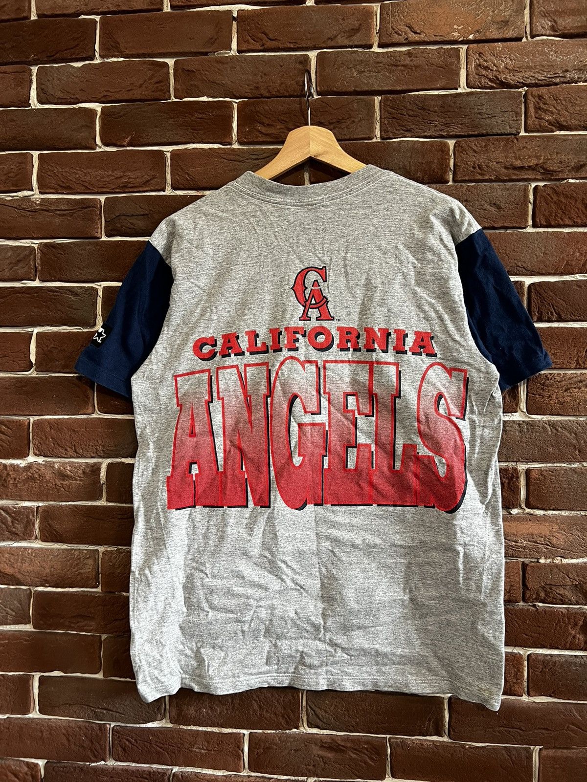 MLB Vintage 90s Starter California Angels Baseball Sport Tshirt Size US M / EU 48-50 / 2 - 1 Thumbnail
