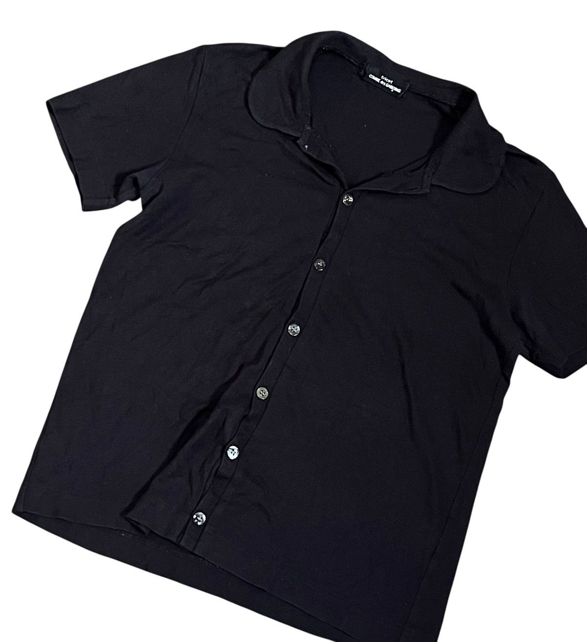 Comme des Garcons Vintage tricot cdg AD95 flowy black shirt Size US S / EU 44-46 / 1 - 2 Thumbnail