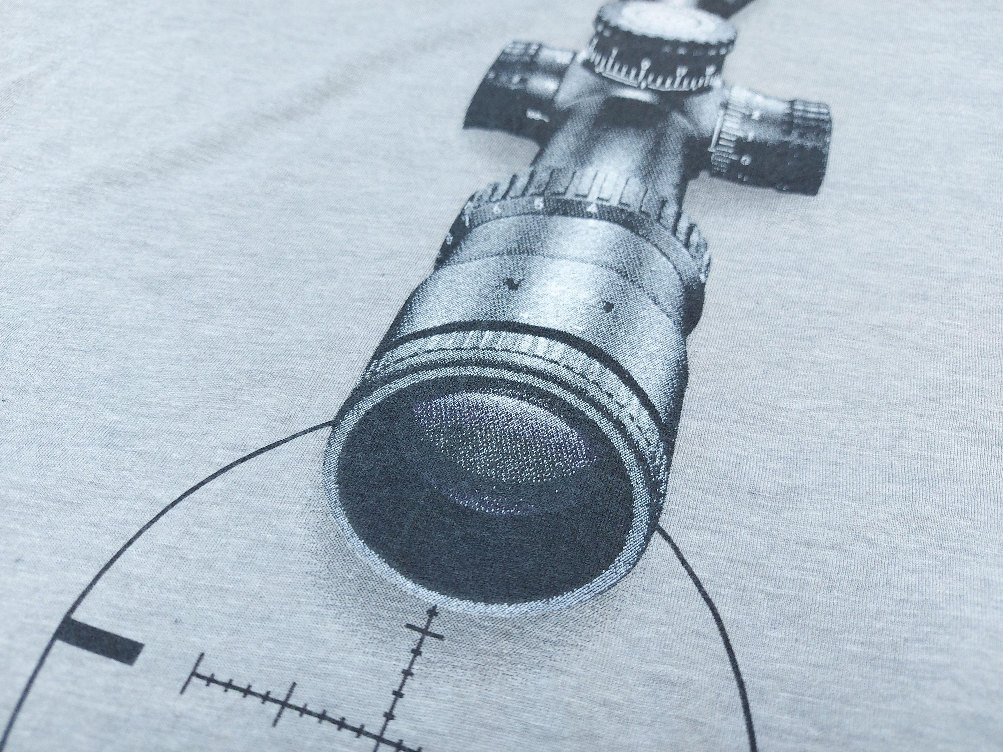 Nikon Nikon Black Rifle Scope Double-Sided Short Sleeve Gray TEE Size US XXL / EU 58 / 5 - 7 Thumbnail