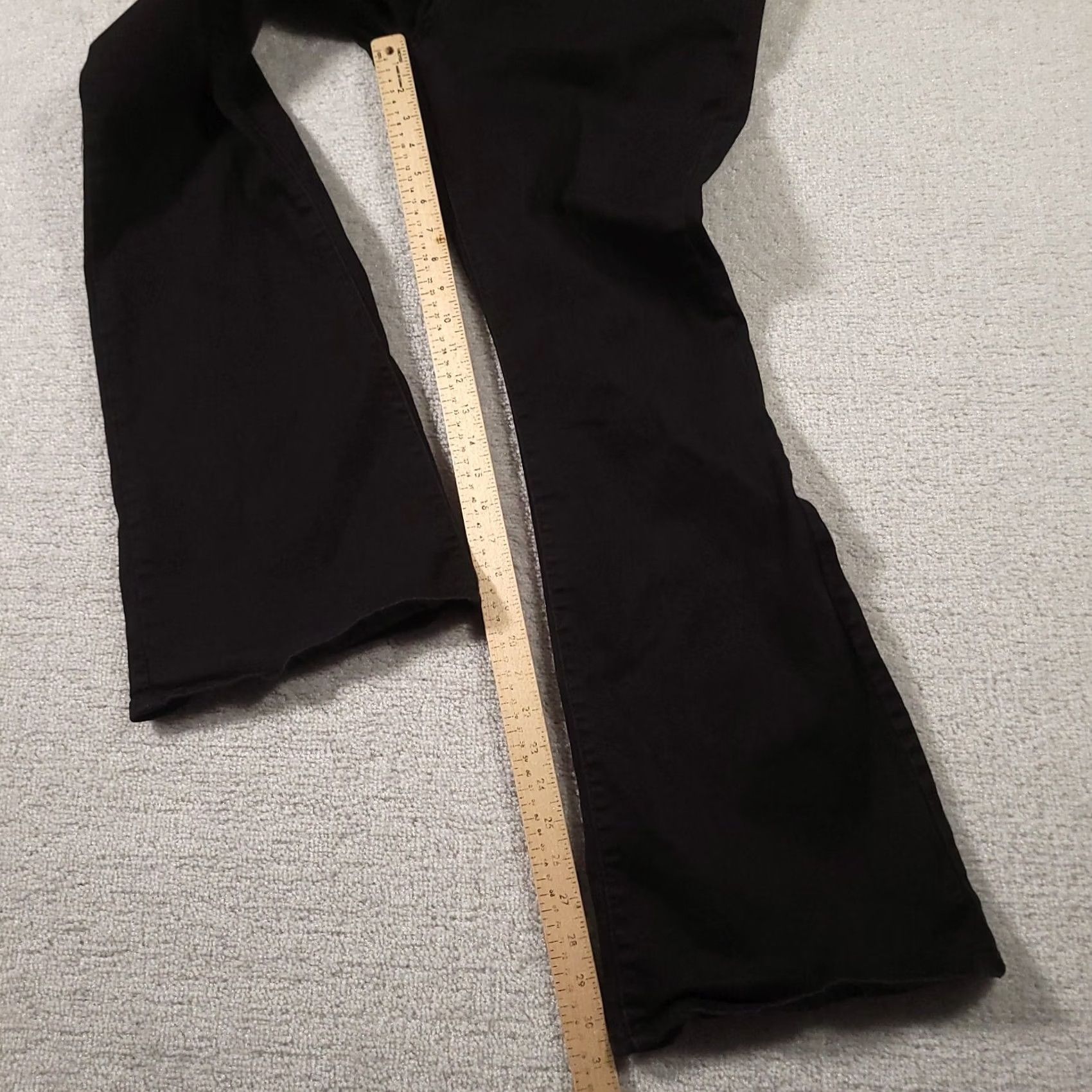 Levi's Levi's Jeans Womens 33 Black Denim Flare Y2K Size 24" / US 00 / IT 34 - 5 Thumbnail