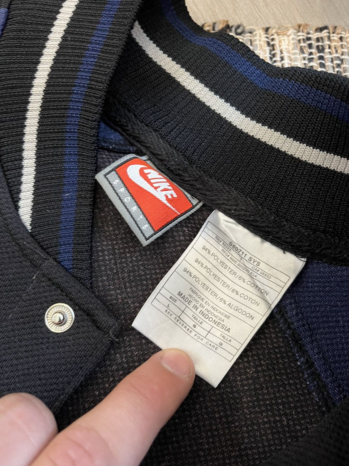 Nike × Vintage Vintage Nike Jersey Georgetown Hoyas Basketball 80s Size US L / EU 52-54 / 3 - 19 Thumbnail
