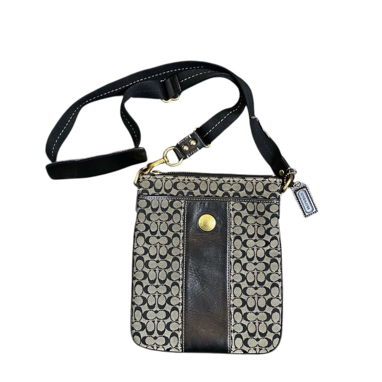 Coach Authentic Coach Monogram Small Crossover Bag Pocket Book Size ONE SIZE - 1 Thumbnail