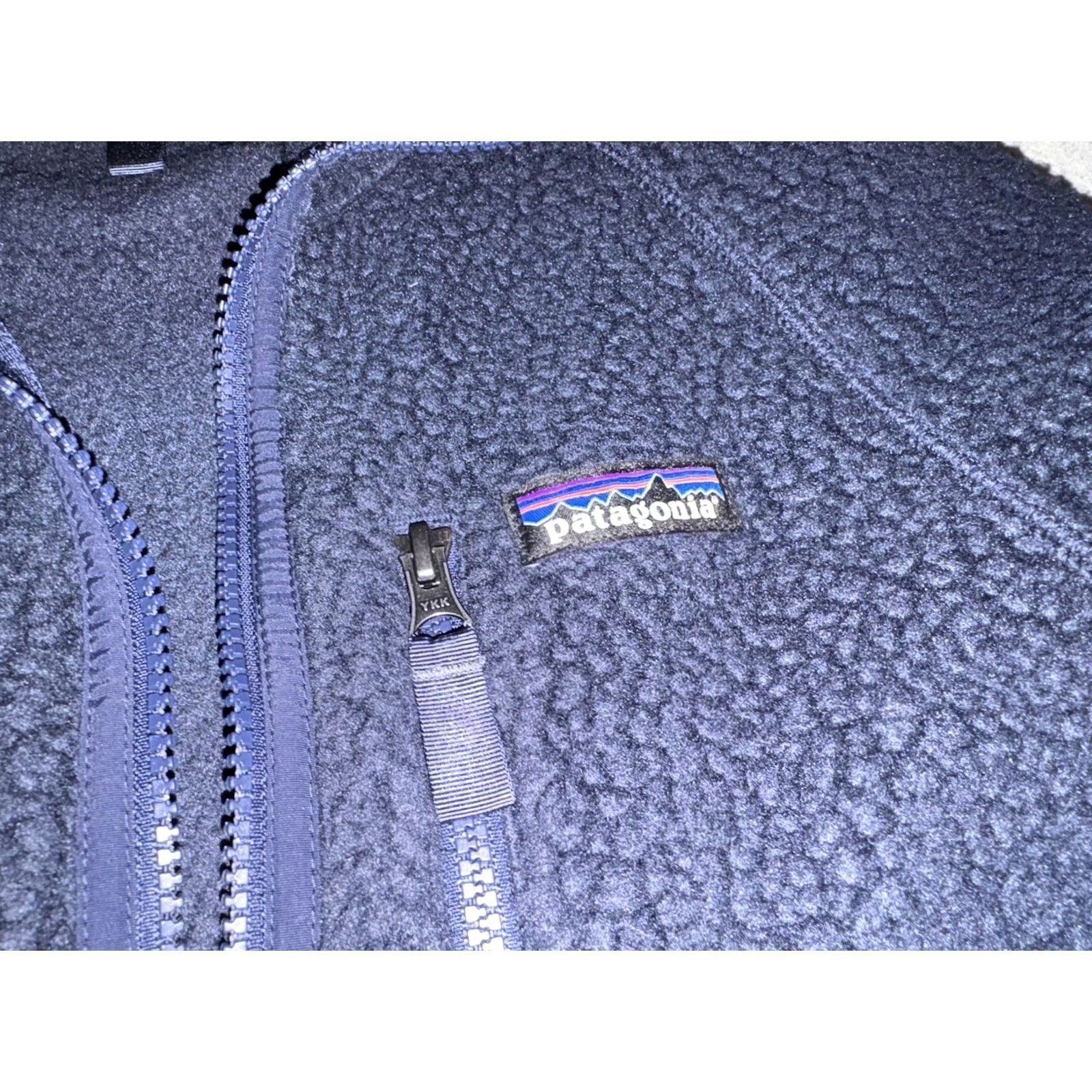 Patagonia Patagonia Jacket Fleece Sherpa Full Zip Blue Small Unisex Adults Winter 90s Retro Size US S / EU 44-46 / 1 - 3 Thumbnail