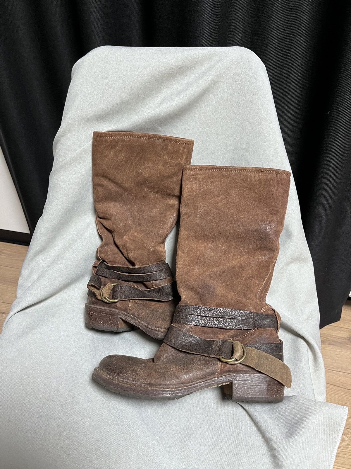 MoMA Moma Avant Garde Brown Leather + Fur Inside Warm Boots Size US 6 / IT 36 - 7 Thumbnail