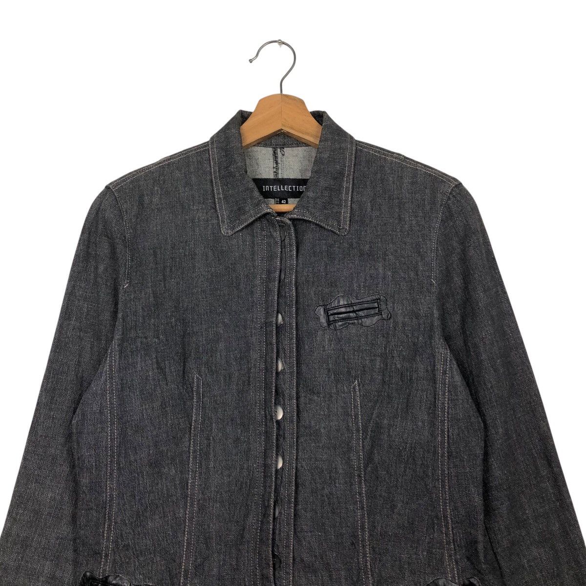 Issey Miyake 📌Vintage Chore Worker Denim Jacket Intellection Size US M / EU 48-50 / 2 - 4 Thumbnail