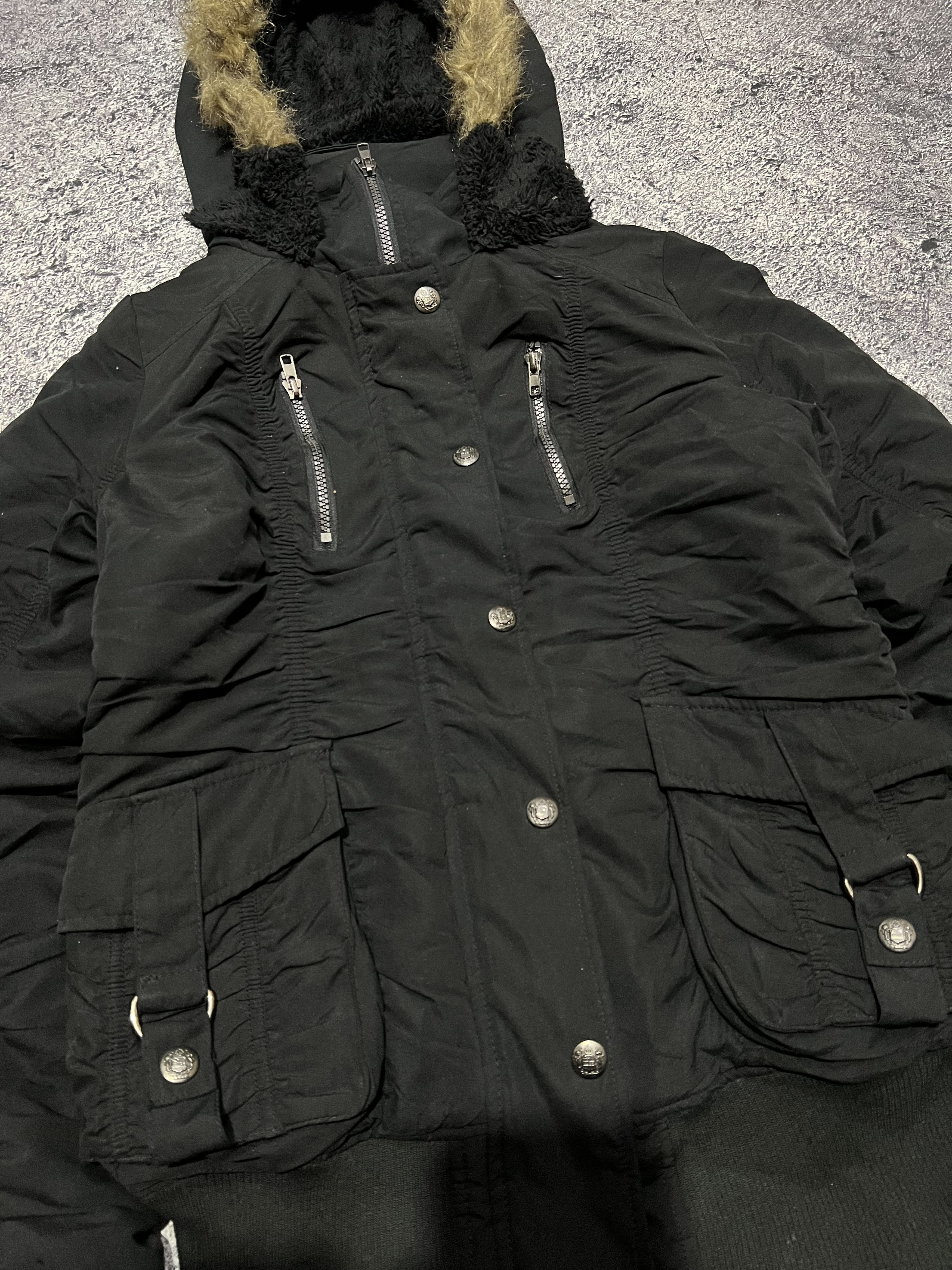 Japanese Brand 2000s Archival Japan Punk Fur Hodded y2k Lgb Ifsix Size US S / EU 44-46 / 1 - 2 Thumbnail